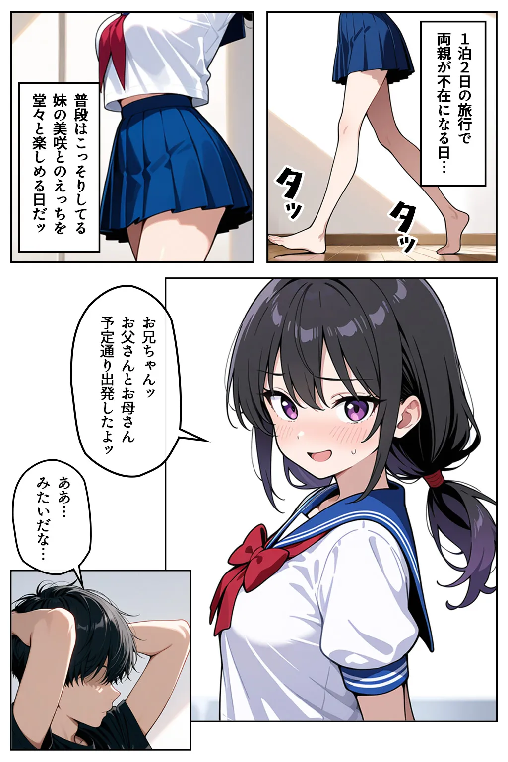 妹と両親不在を満喫した話 - 2ページ