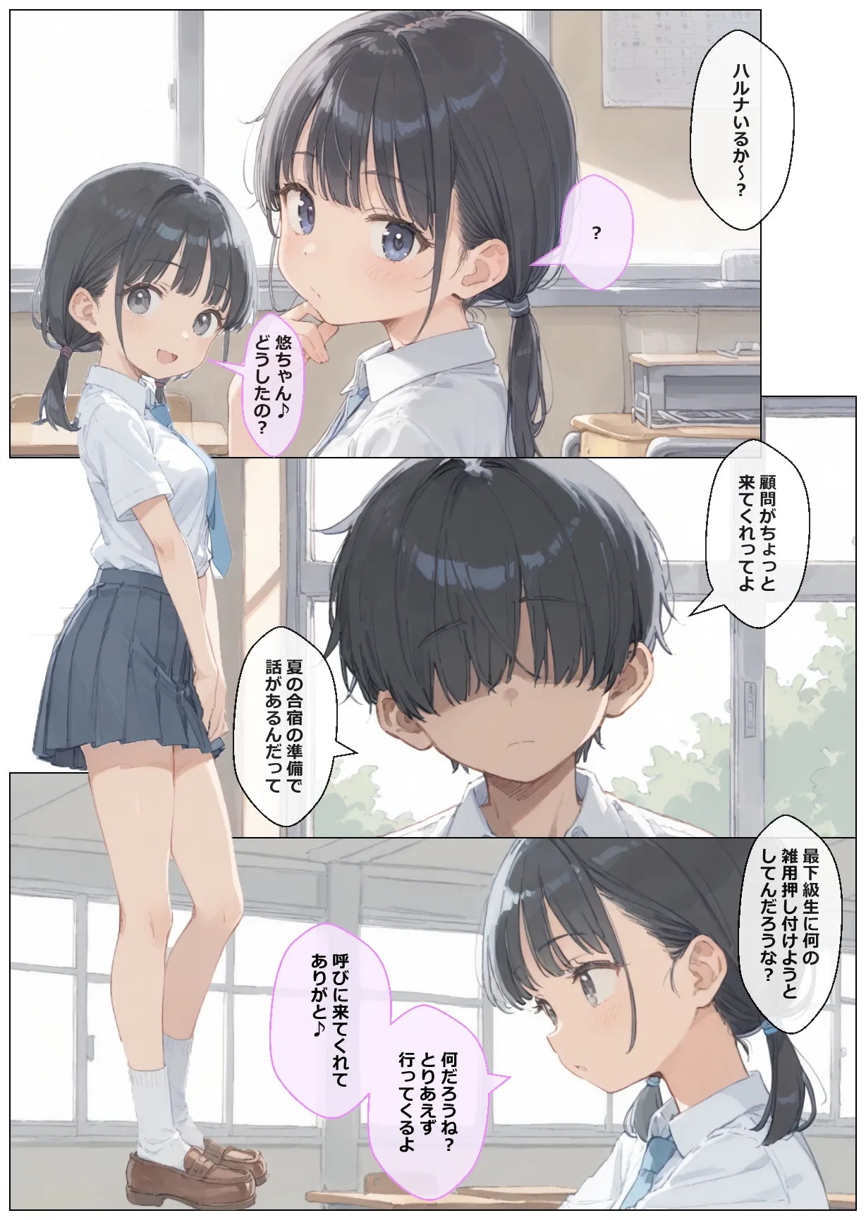 俺の幼馴染が水泳部顧問に種付けされる話 - 2ページ