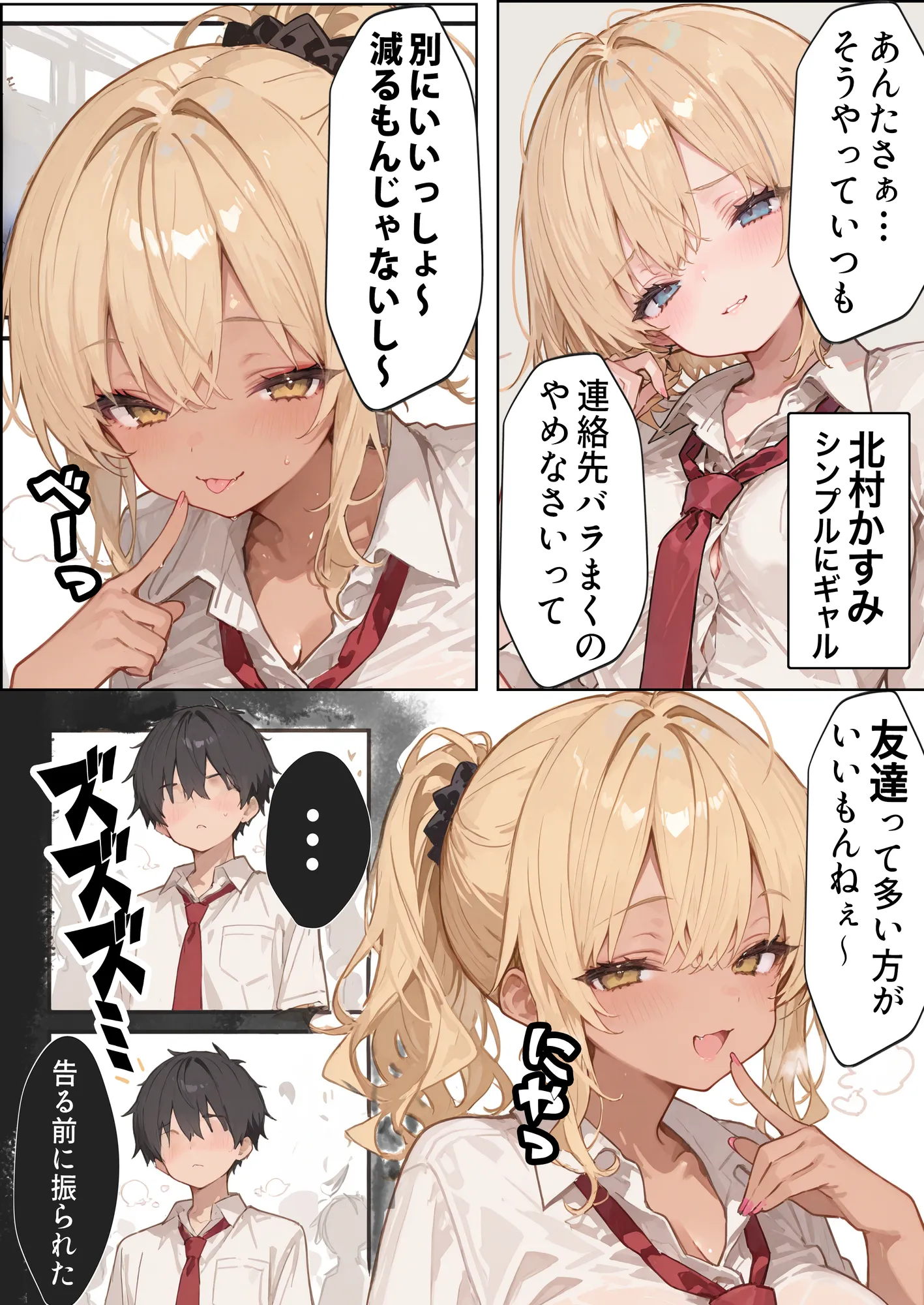 エロい黒ギャルが催○アプリで寝取られ○される話 - 7ページ