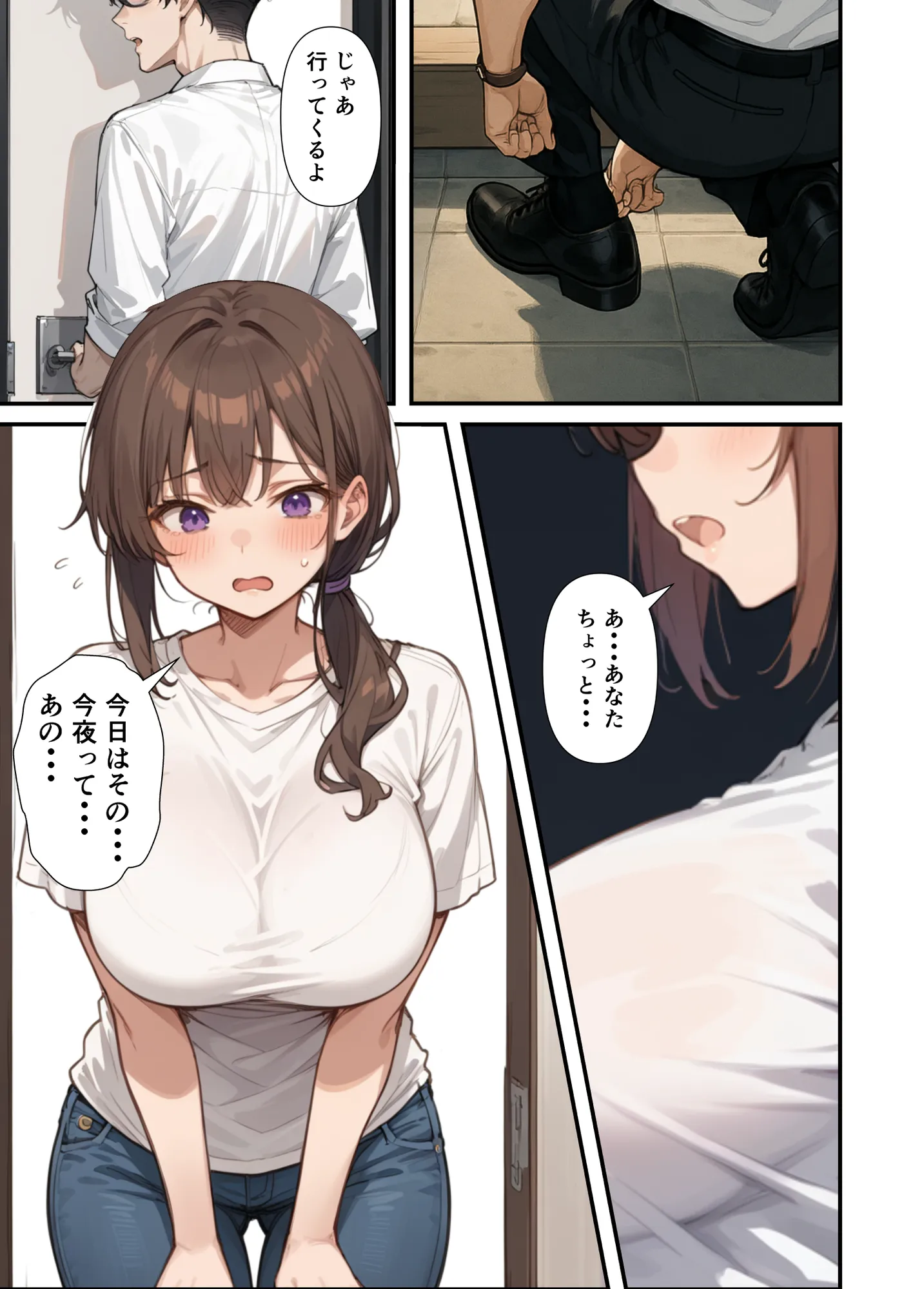 セックスレスに悩む若妻（30）12年ぶりに制服を着てイチャラブセックスする話 - 1ページ