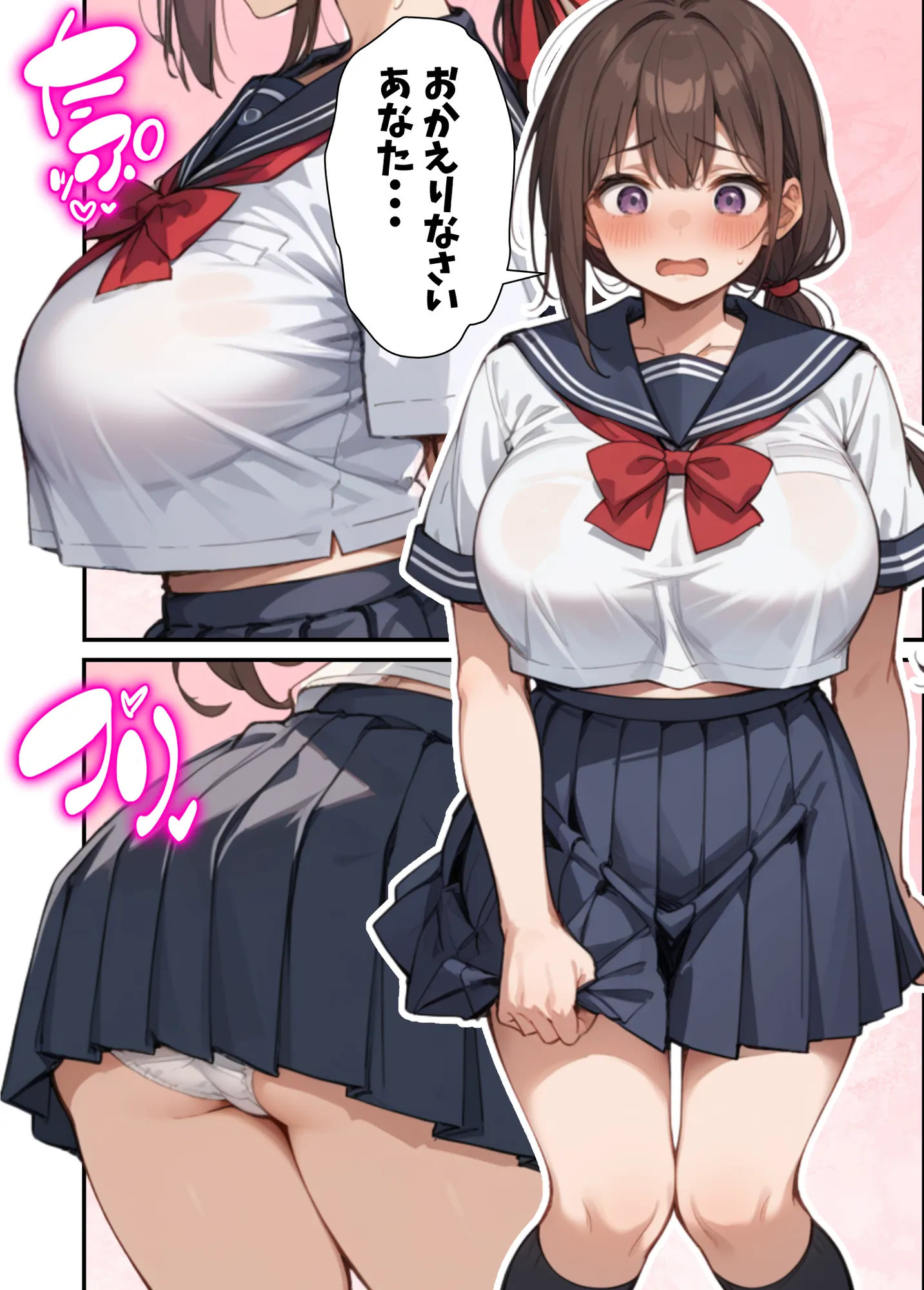 セックスレスに悩む若妻（30）12年ぶりに制服を着てイチャラブセックスする話 - 10ページ