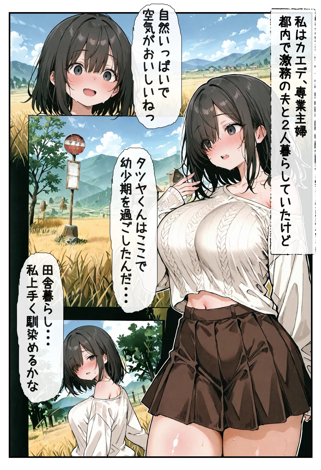 人妻は快楽に堕ちていく〜田舎の風習に染まった淫らな日々〜 - 2ページ