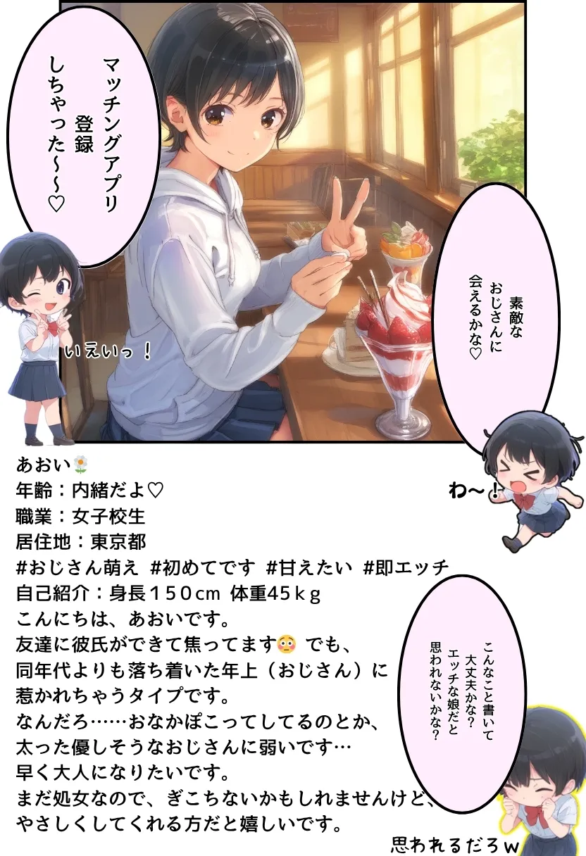 おじさん限定マッチングアプリ【おじ恋】で処女捧げちゃいました。 - 16ページ