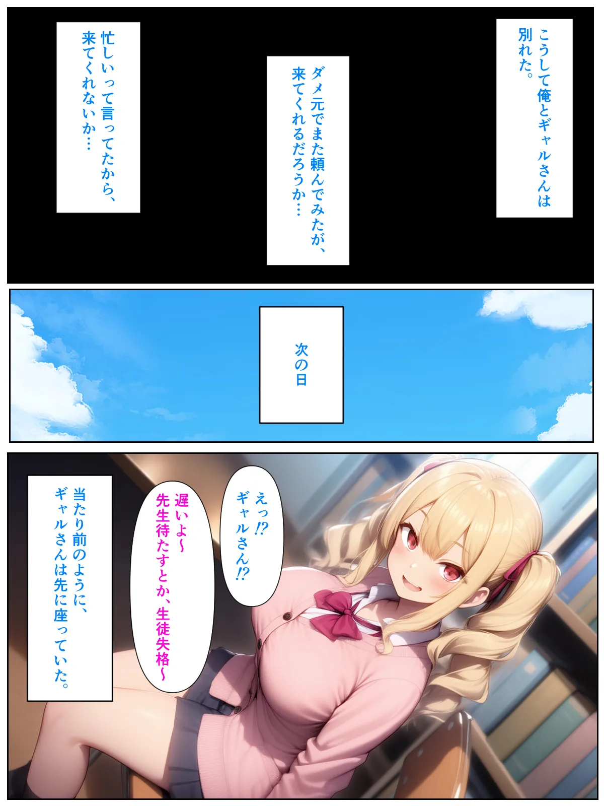 優等生の金髪ツインテの巨乳ギャルさんとラブラブエッチする話 - 10ページ