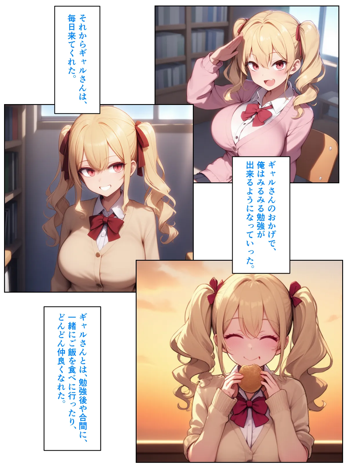 優等生の金髪ツインテの巨乳ギャルさんとラブラブエッチする話 - 13ページ