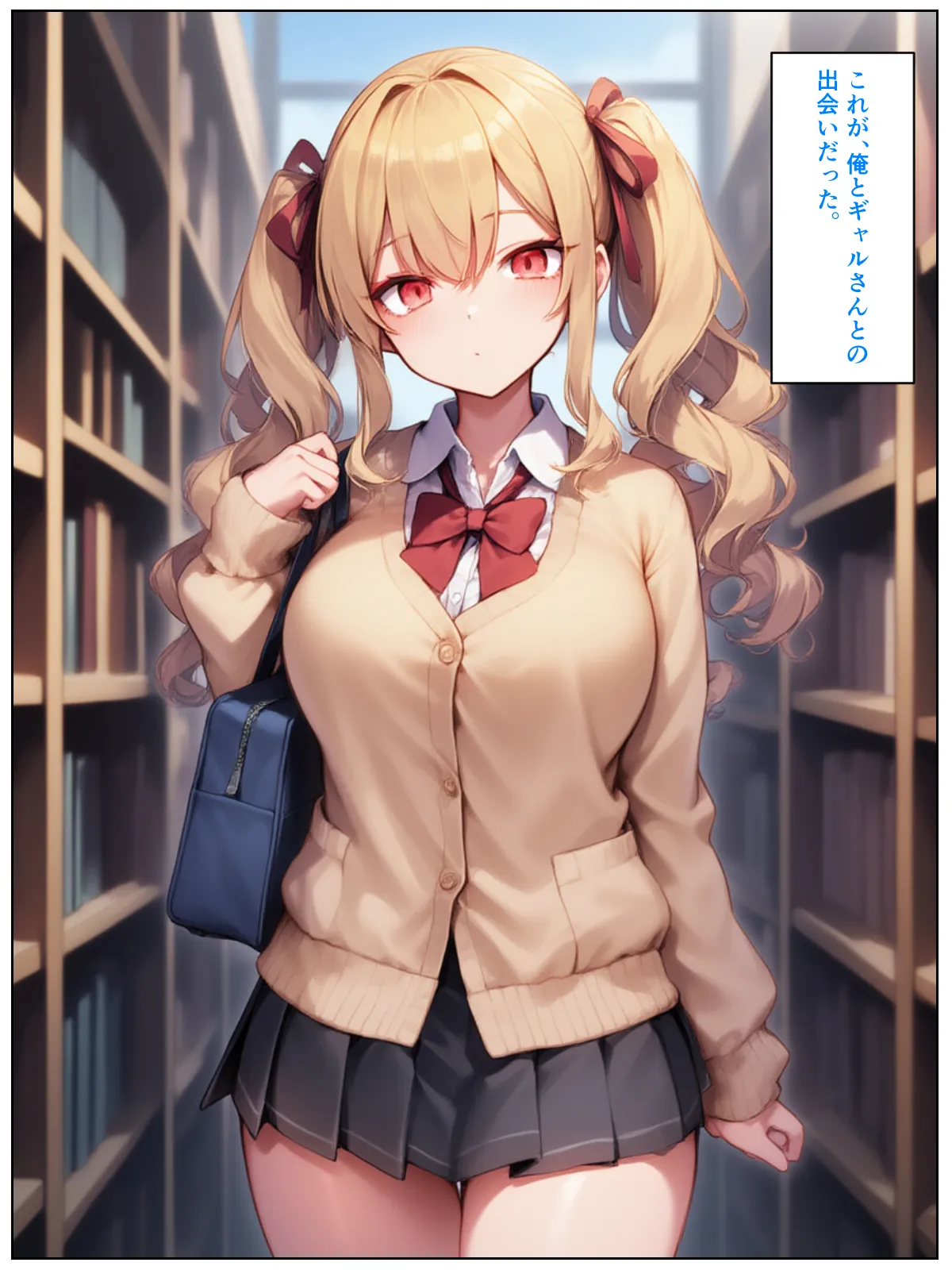 優等生の金髪ツインテの巨乳ギャルさんとラブラブエッチする話 - 20ページ