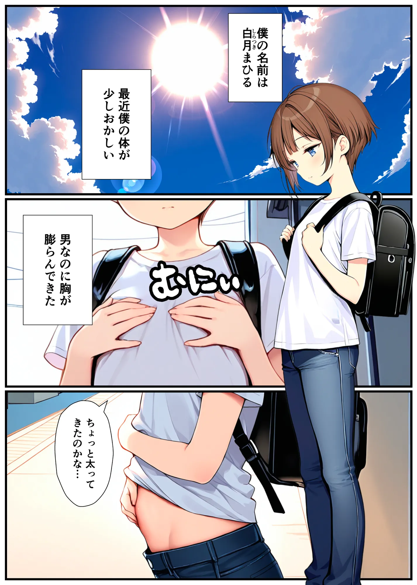 子宮誕生〜女の子になった体でセックスに溺れる学校生活〜 - 1ページ