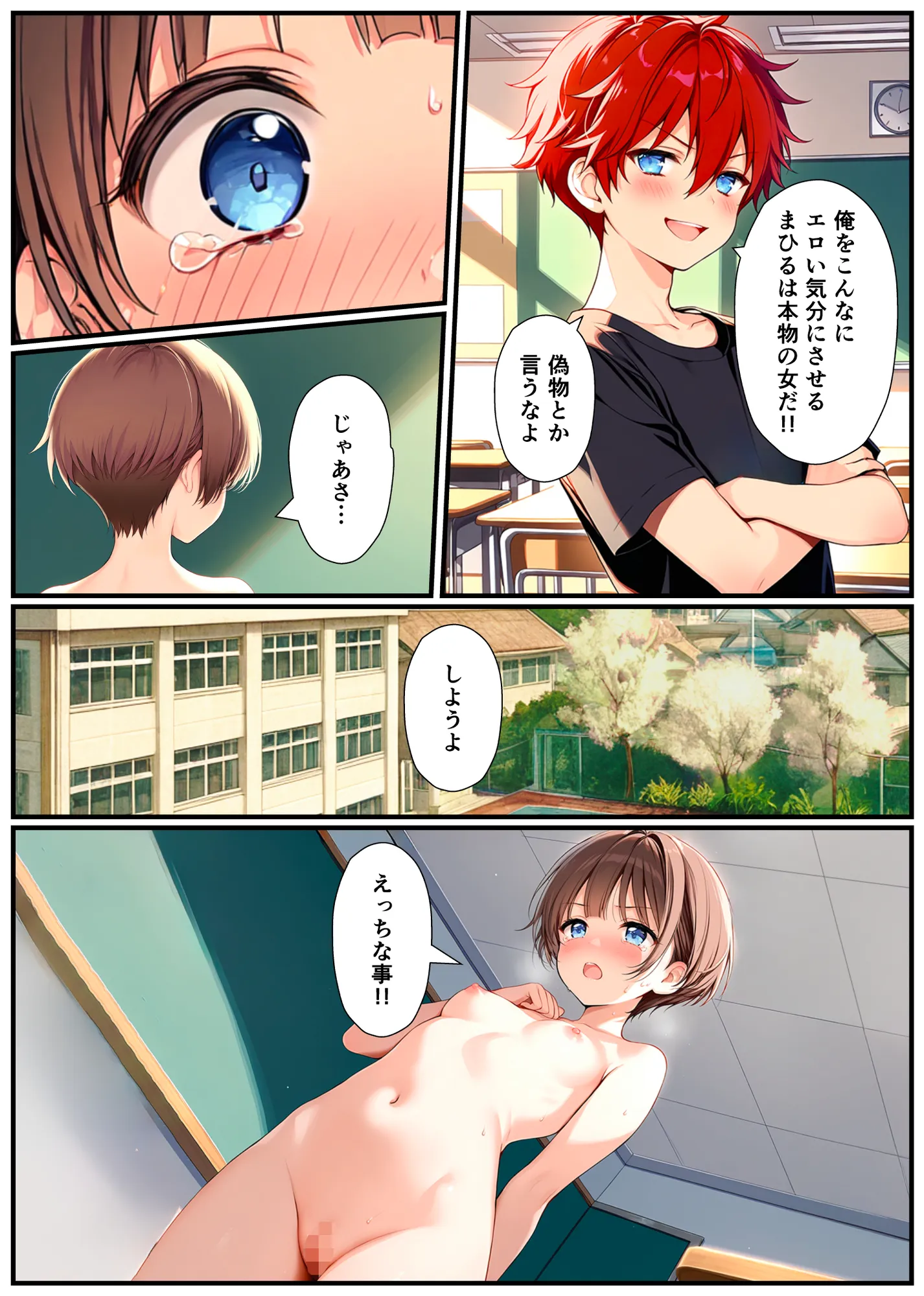 子宮誕生〜女の子になった体でセックスに溺れる学校生活〜 - 20ページ