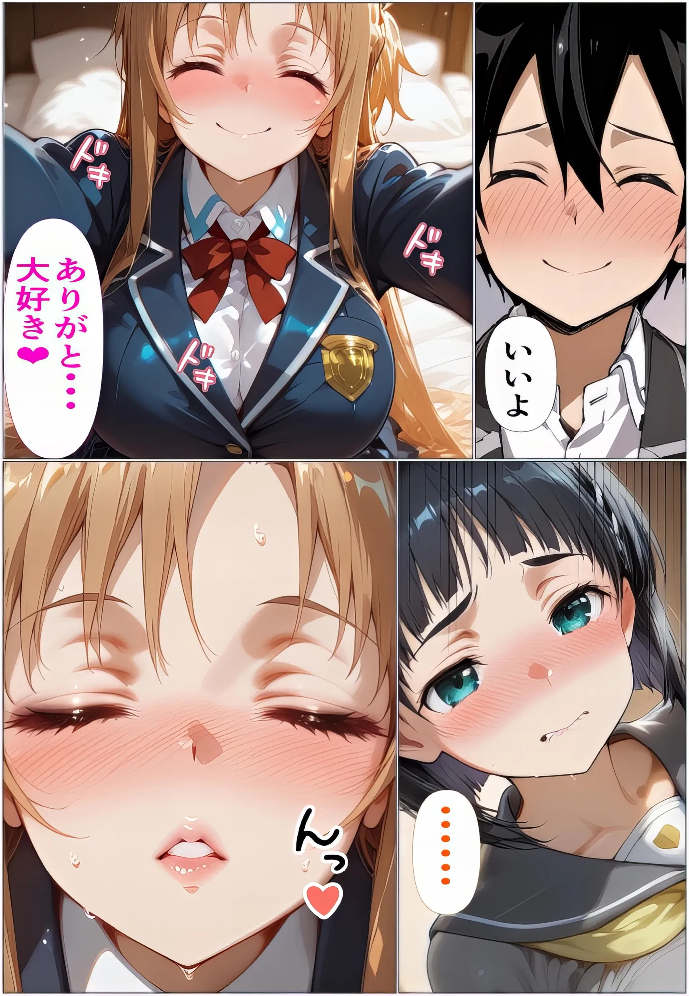 黒の剣士の三角関係〜めちゃくちゃに抱かれたいアスナ・兄のSEXを聞いて発情する直葉〜 - 7ページ