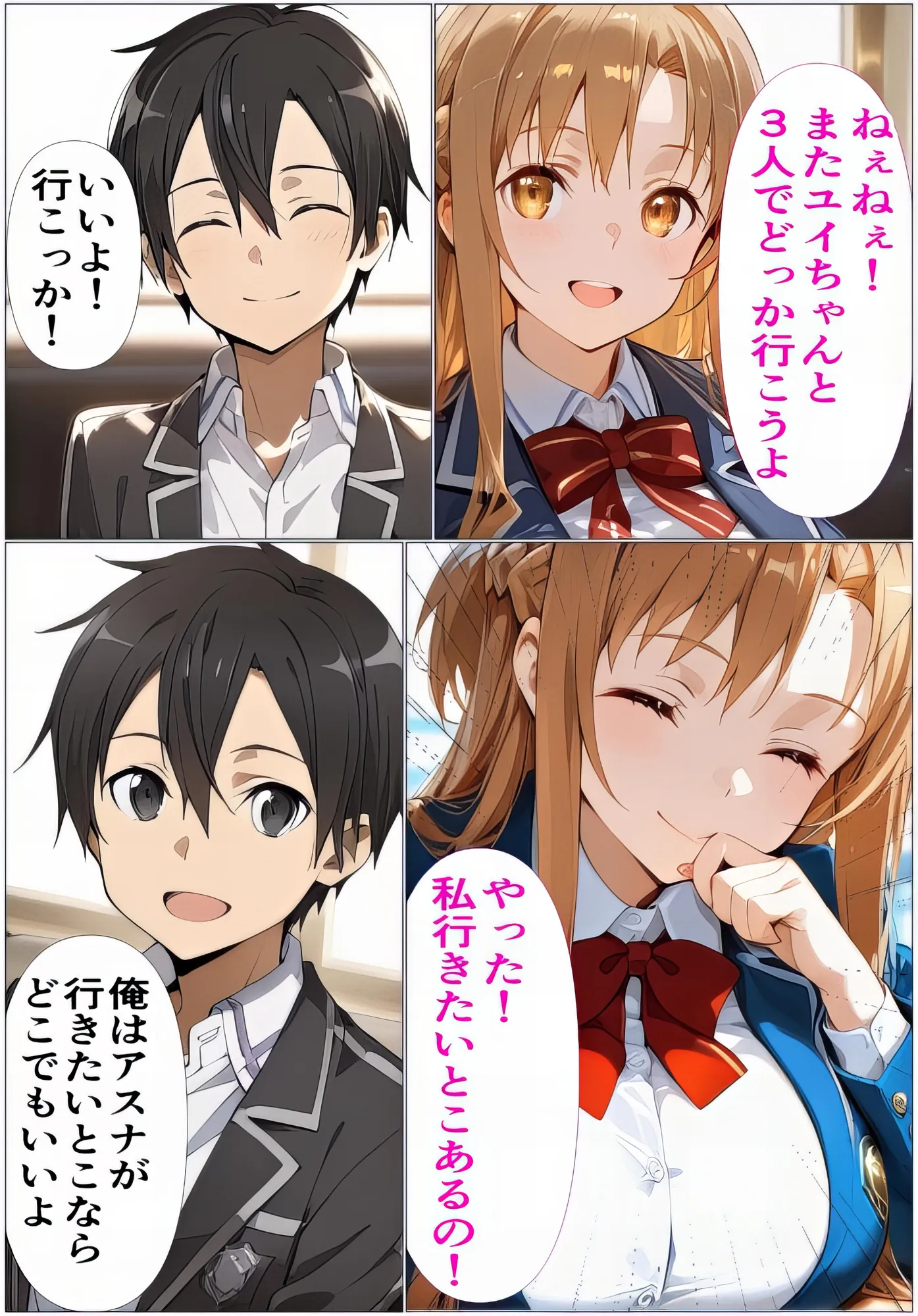 黒の剣士の三角関係〜めちゃくちゃに抱かれたいアスナ・兄のSEXを聞いて発情する直葉〜 - 29ページ