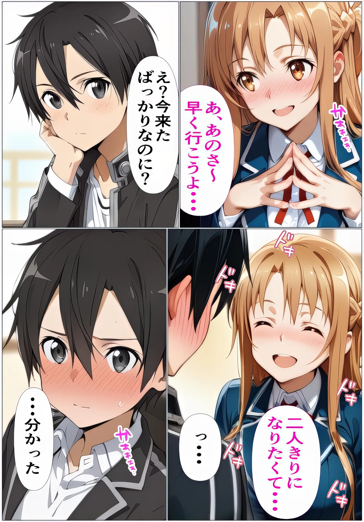 黒の剣士の三角関係〜めちゃくちゃに抱かれたいアスナ・兄のSEXを聞いて発情する直葉〜 - 31ページ