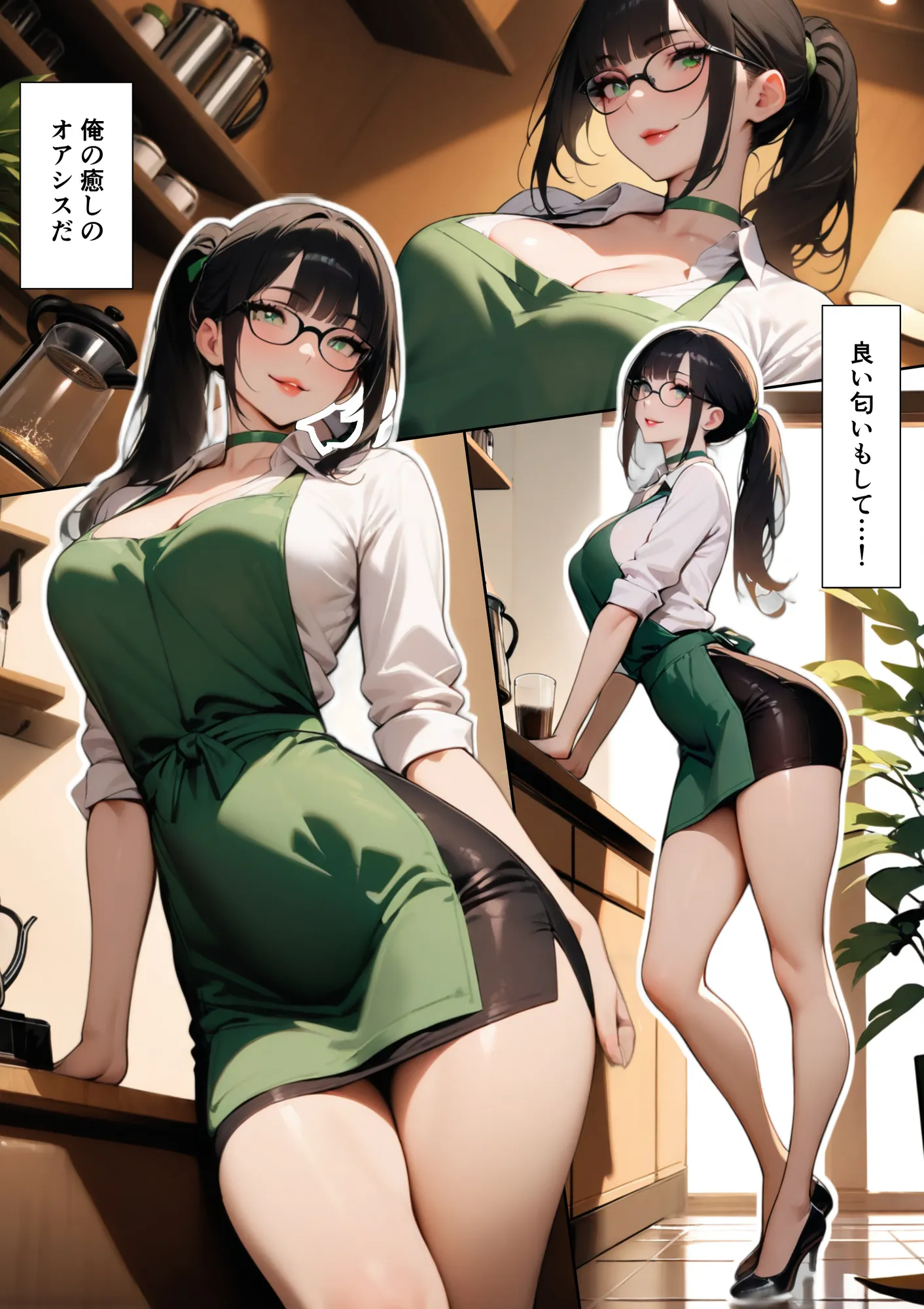 カフェのお姉さんが家までついて来てフェラしてくれた上に何度もナカ出しセックスさせてくれた話 - 4ページ