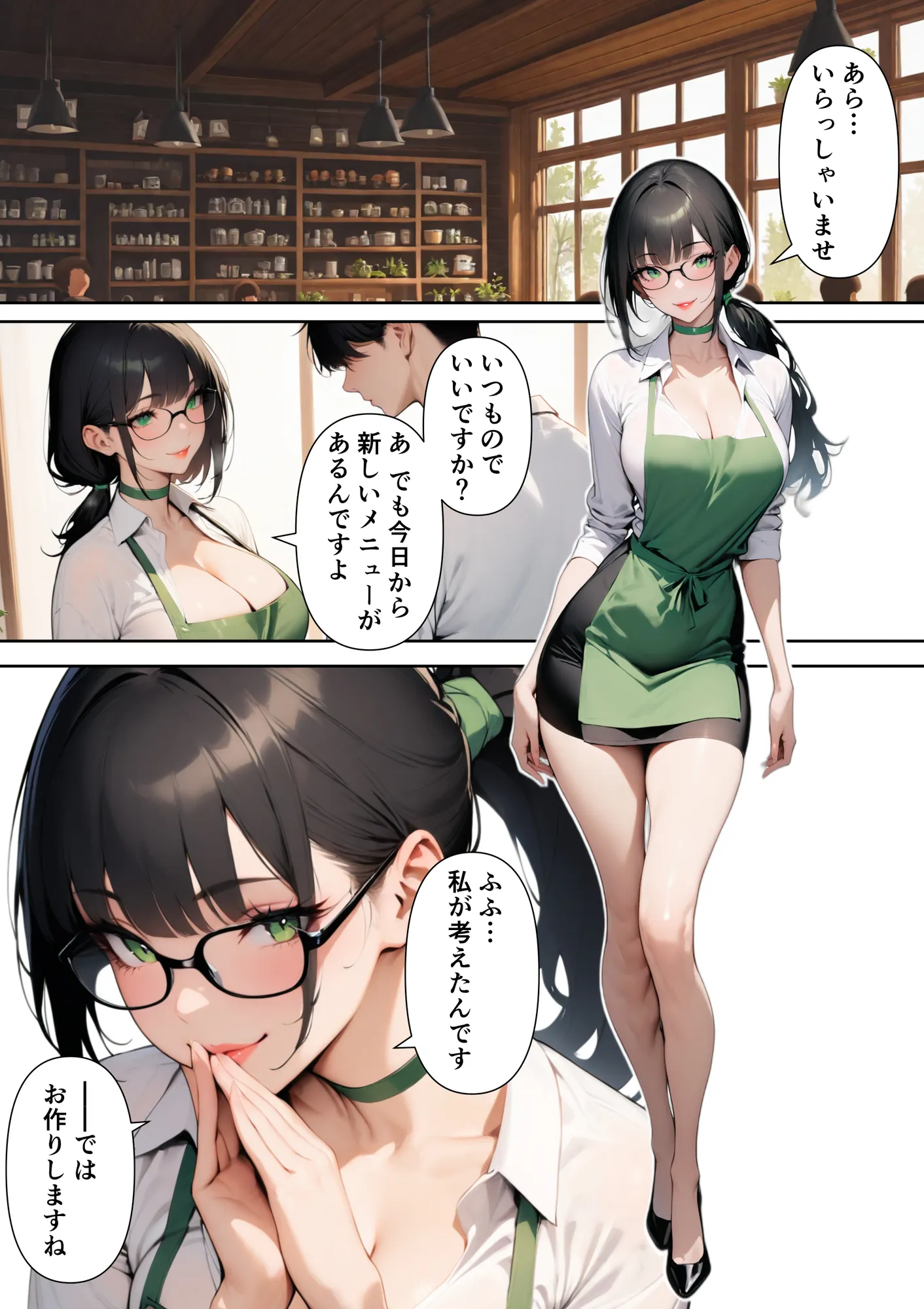 カフェのお姉さんが家までついて来てフェラしてくれた上に何度もナカ出しセックスさせてくれた話 - 5ページ