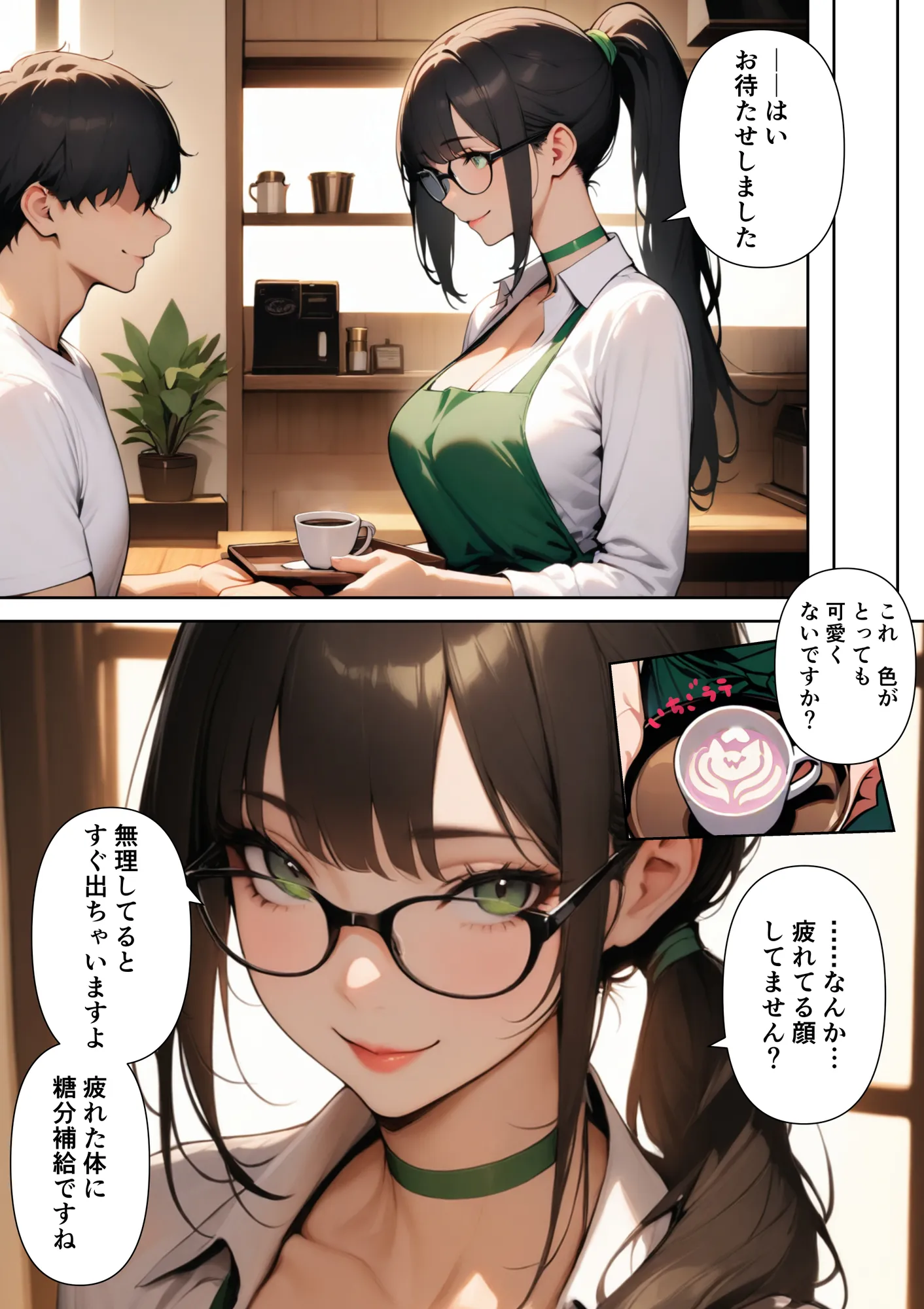 カフェのお姉さんが家までついて来てフェラしてくれた上に何度もナカ出しセックスさせてくれた話 - 6ページ