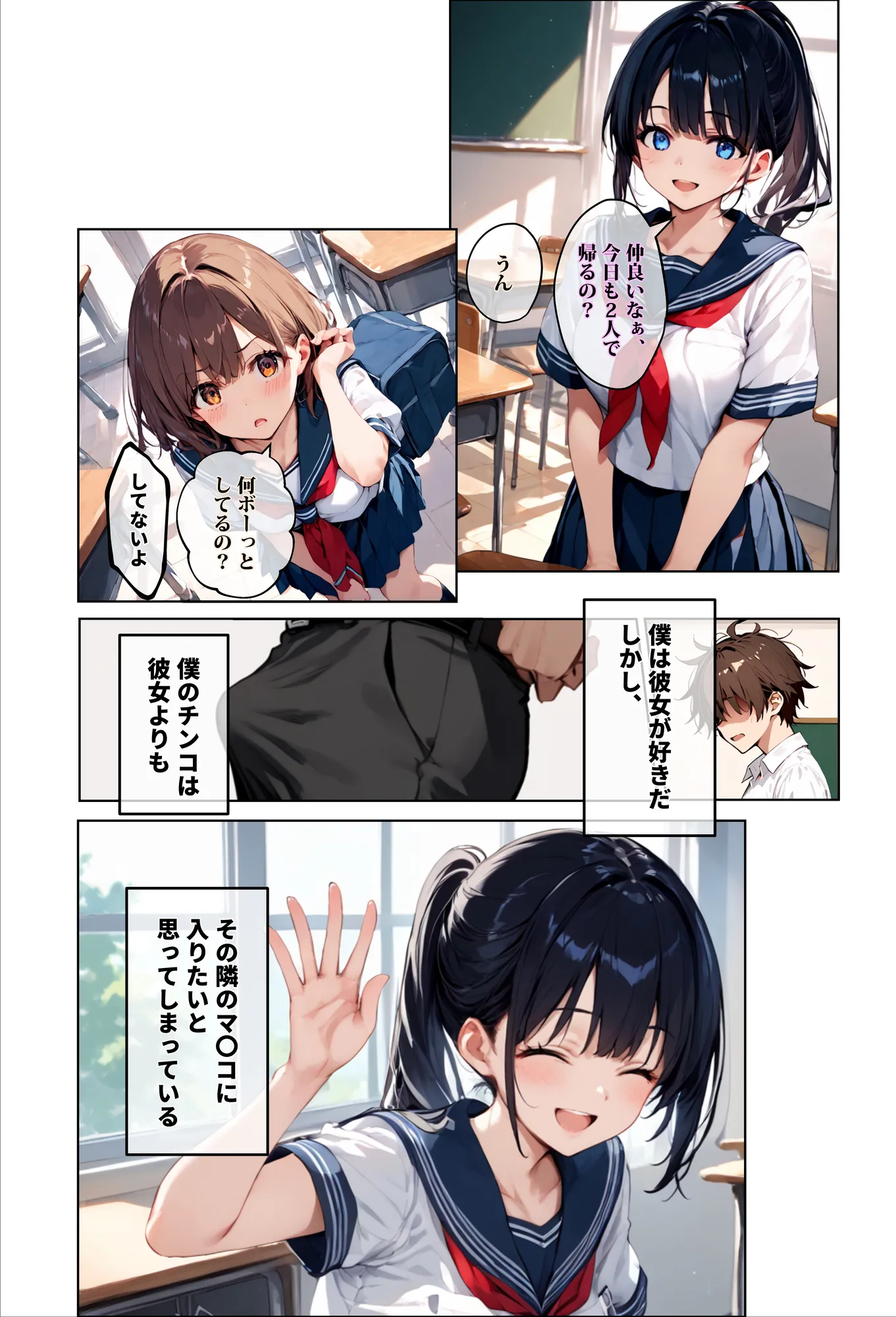 彼女の友達が風呂上がりなので、寝取りたくなって浮気マ〇コを貸してもらった件 - 12ページ