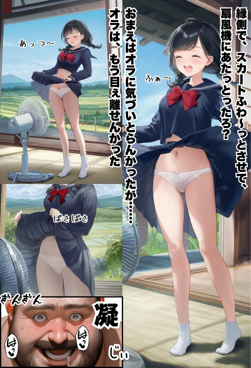 【因習村】村の飢饉を救うため差し出された僕の彼女、BMI40越えで性欲だけはいっちょまえの種付けおじさんに媚薬を飲まされ、おじさん特有のねちっこい前戯で全身べちょべちょに舐められたあげく、聖なる肉棒（チンカス付き）の掃除を実施！ その後はついに処女おまんこにゴールイン！入念かつ丹念にがん突きにされ、イキまくりんぐ！一晩中汗だくで連続絶頂アクメを決めさせられた話。 「穂乃香ぁ〜、オラの精、まるごと受け止めてくんろぉ〜〜！」 - 31ページ