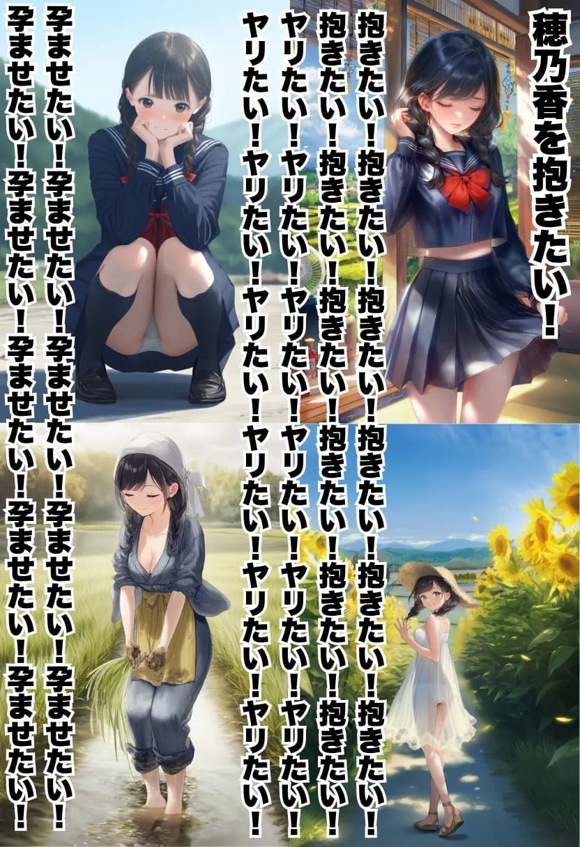 【因習村】村の飢饉を救うため差し出された僕の彼女、BMI40越えで性欲だけはいっちょまえの種付けおじさんに媚薬を飲まされ、おじさん特有のねちっこい前戯で全身べちょべちょに舐められたあげく、聖なる肉棒（チンカス付き）の掃除を実施！ その後はついに処女おまんこにゴールイン！入念かつ丹念にがん突きにされ、イキまくりんぐ！一晩中汗だくで連続絶頂アクメを決めさせられた話。 「穂乃香ぁ〜、オラの精、まるごと受け止めてくんろぉ〜〜！」 - 35ページ