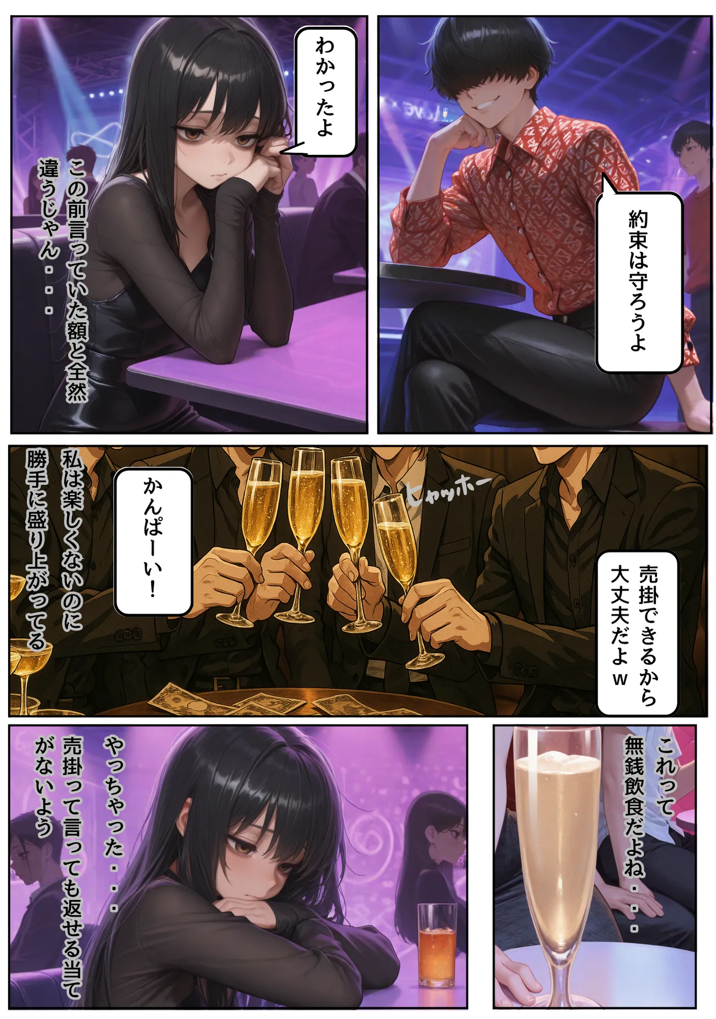 ホス狂デリヘル堕ち少女(19歳)に、大人の潮吹きアクメを仕込んだらおじさんおち〇ぽに恋をする、夜職の闇を題材にした話 - 22ページ