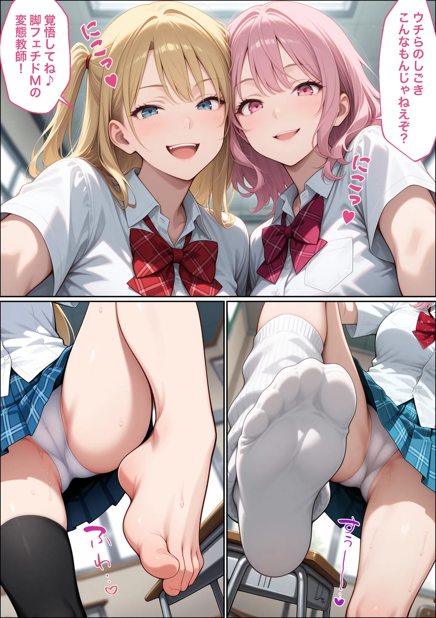 教師の俺が、なんでJKの犬に!?ドS問題児ギャル達の玩具にされ、エッチなおしおきとご褒美とXXXで無事にしつけ完了! - 21ページ