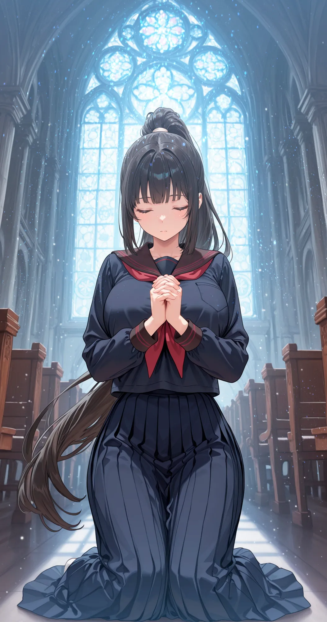 すけべ過ぎてシスターになるの諦めた私...大学の男子便所でオナってたら隣の個室もオナッててててっ...ひぃ思わずのぞいたら目が合って始まる...初恋？ - 2ページ