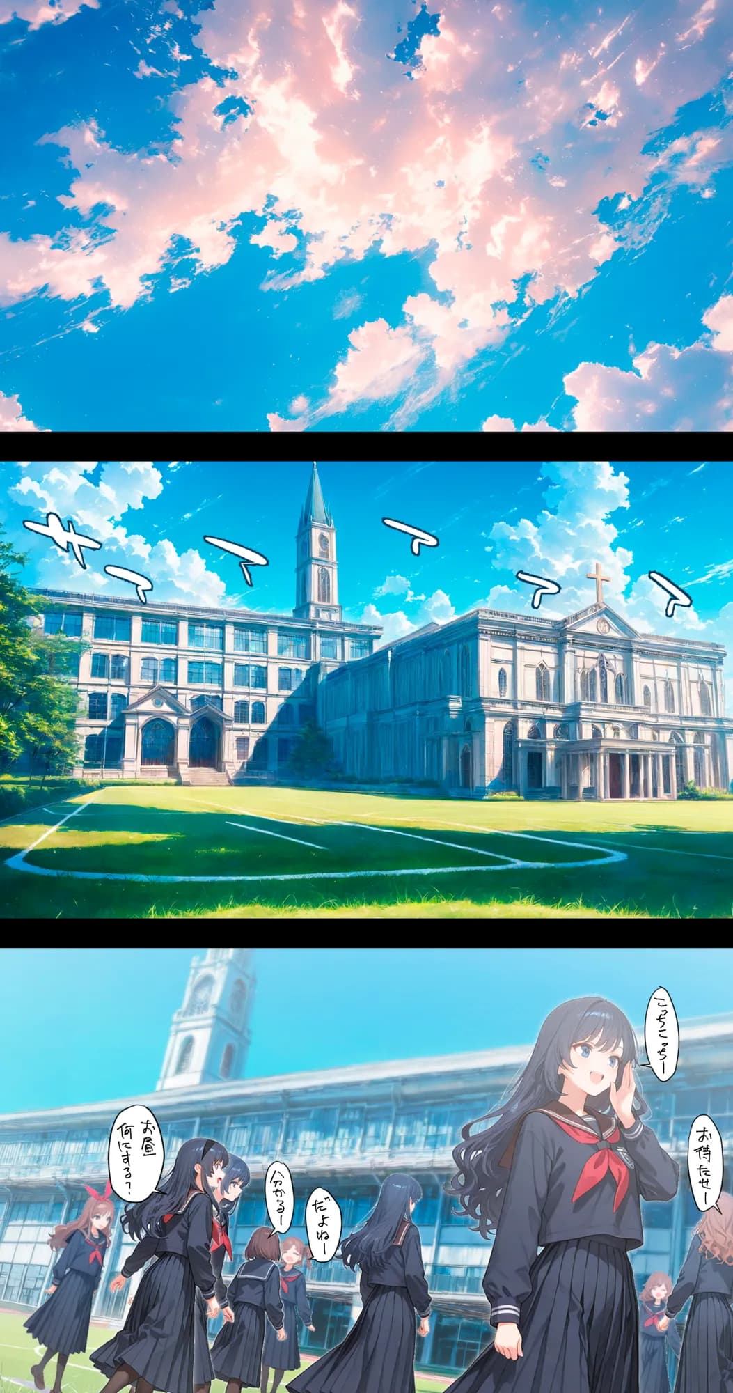 すけべ過ぎてシスターになるの諦めた私...大学の男子便所でオナってたら隣の個室もオナッててててっ...ひぃ思わずのぞいたら目が合って始まる...初恋？ - 3ページ