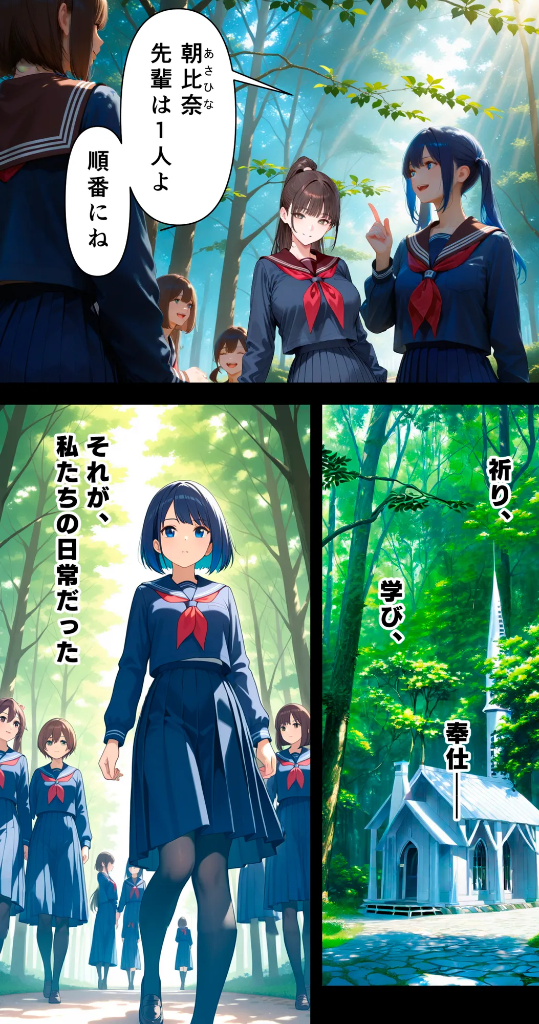 すけべ過ぎてシスターになるの諦めた私...大学の男子便所でオナってたら隣の個室もオナッててててっ...ひぃ思わずのぞいたら目が合って始まる...初恋？ - 6ページ