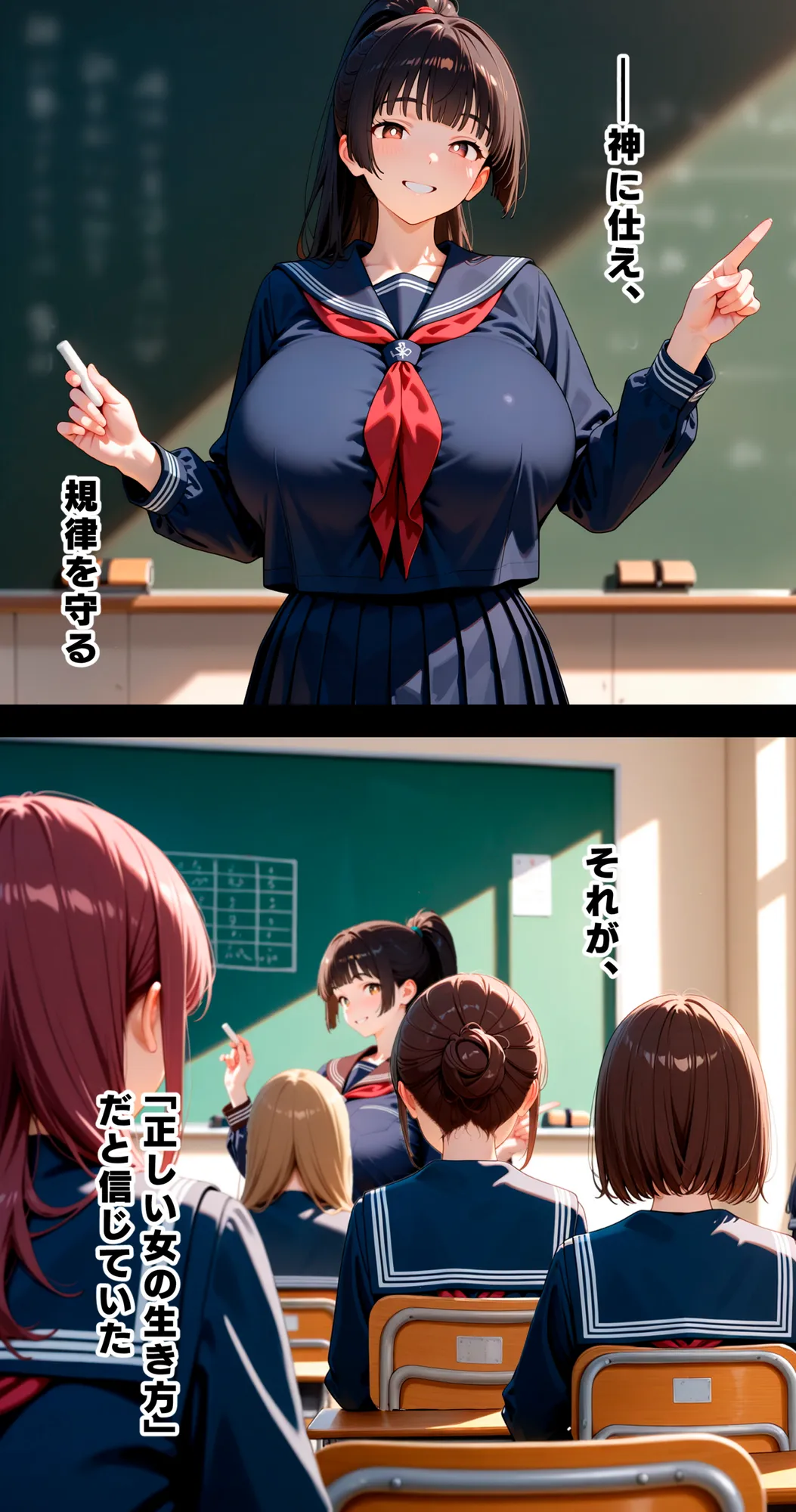 すけべ過ぎてシスターになるの諦めた私...大学の男子便所でオナってたら隣の個室もオナッててててっ...ひぃ思わずのぞいたら目が合って始まる...初恋？ - 7ページ