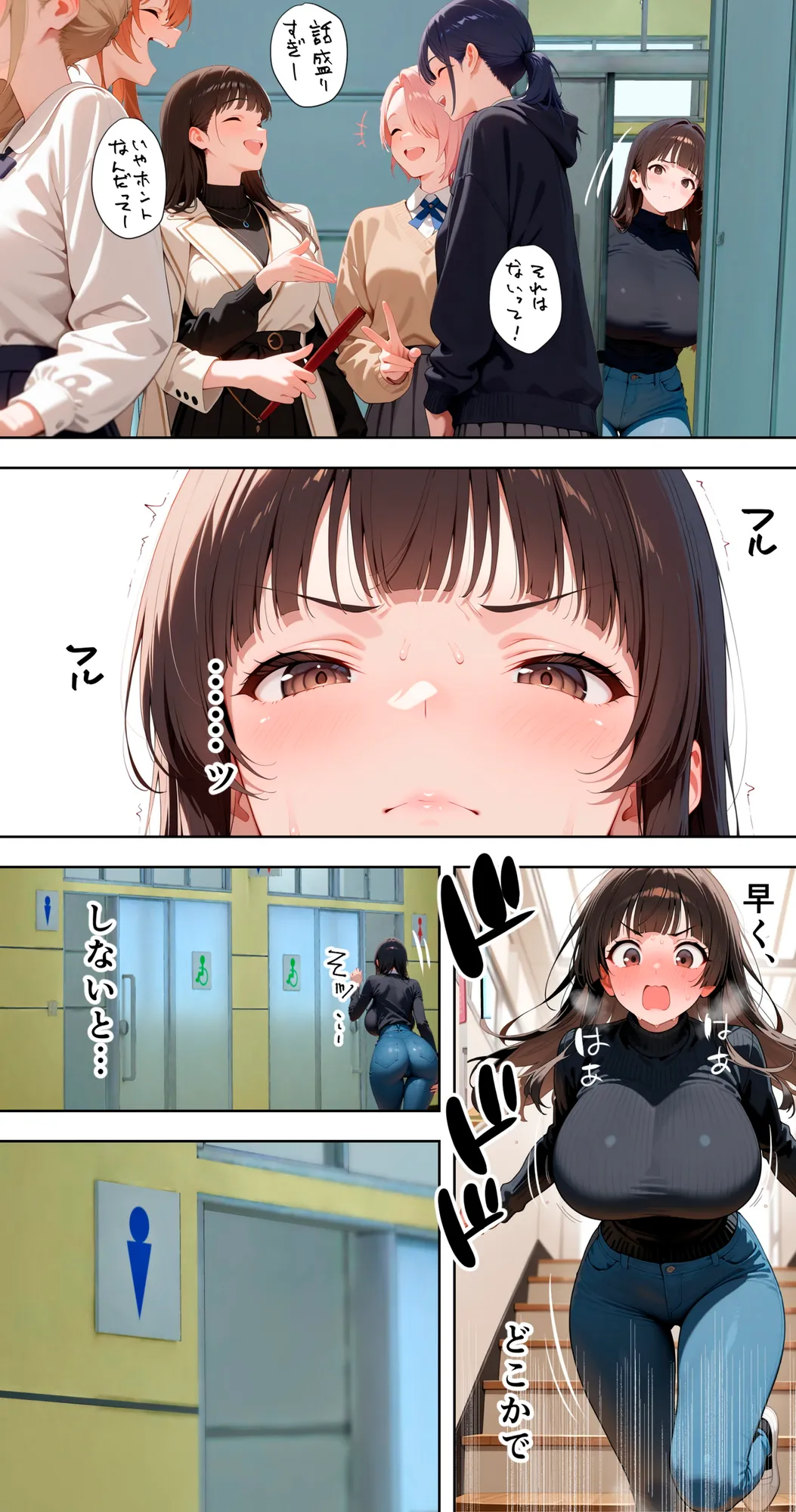 すけべ過ぎてシスターになるの諦めた私...大学の男子便所でオナってたら隣の個室もオナッててててっ...ひぃ思わずのぞいたら目が合って始まる...初恋？ - 13ページ