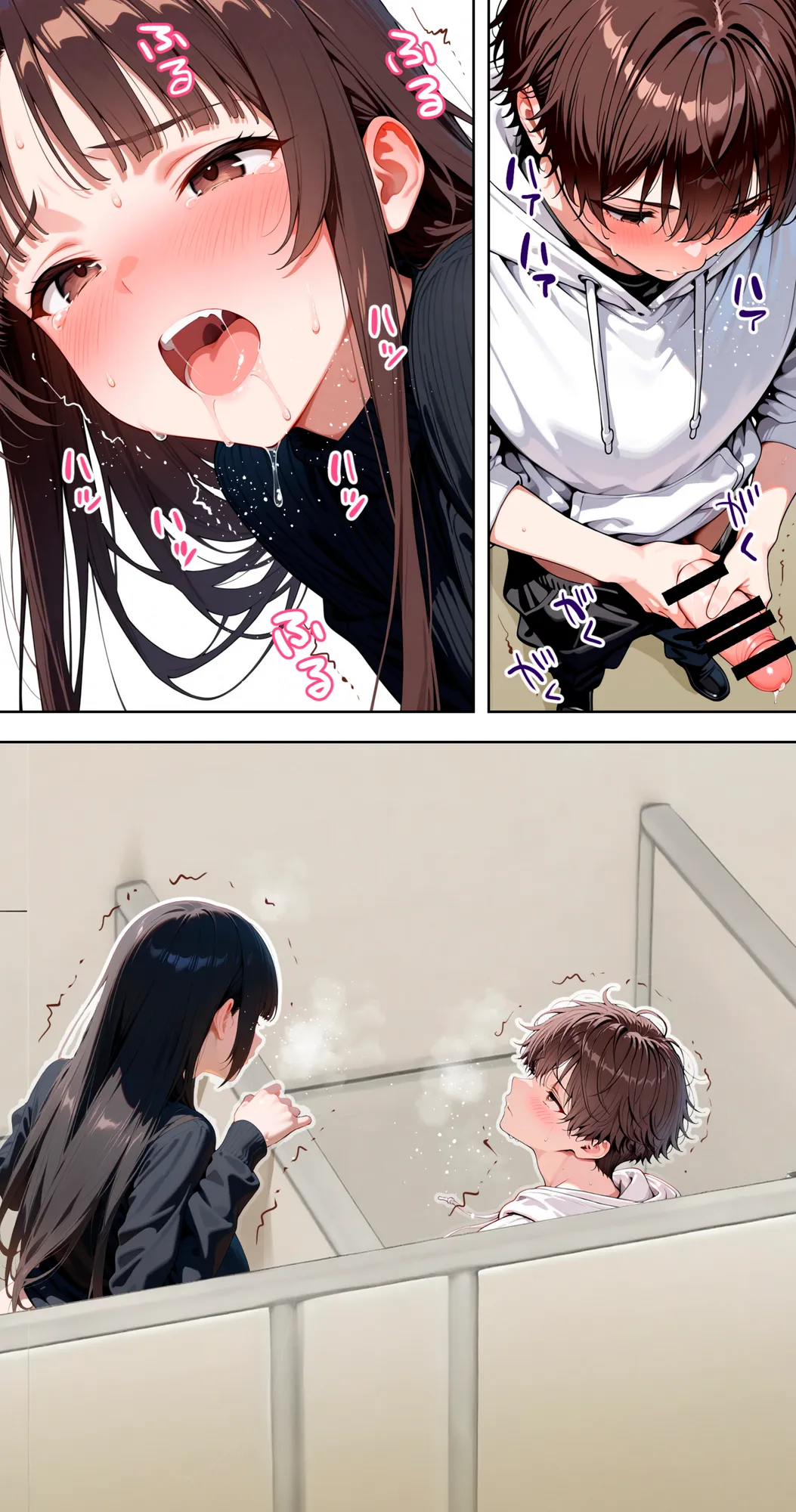 すけべ過ぎてシスターになるの諦めた私...大学の男子便所でオナってたら隣の個室もオナッててててっ...ひぃ思わずのぞいたら目が合って始まる...初恋？ - 30ページ