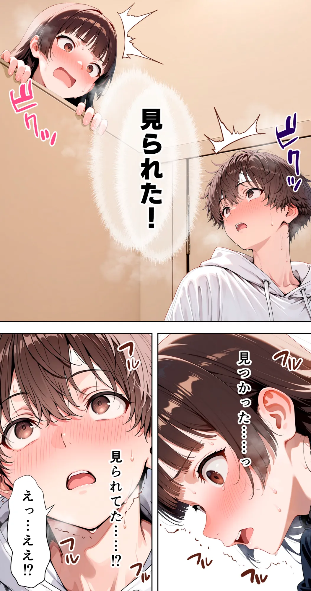 すけべ過ぎてシスターになるの諦めた私...大学の男子便所でオナってたら隣の個室もオナッててててっ...ひぃ思わずのぞいたら目が合って始まる...初恋？ - 32ページ