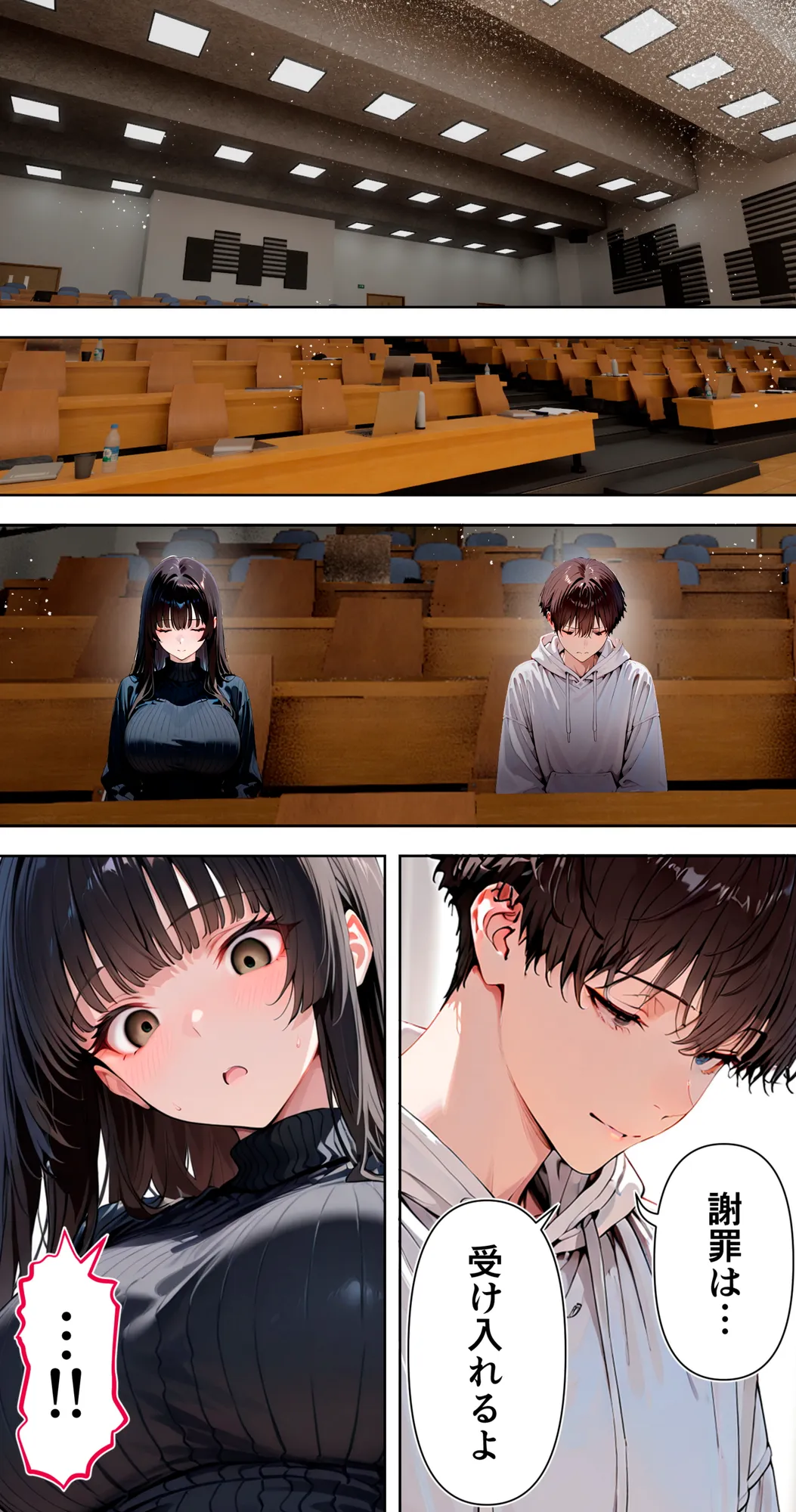 すけべ過ぎてシスターになるの諦めた私...大学の男子便所でオナってたら隣の個室もオナッててててっ...ひぃ思わずのぞいたら目が合って始まる...初恋？ - 42ページ