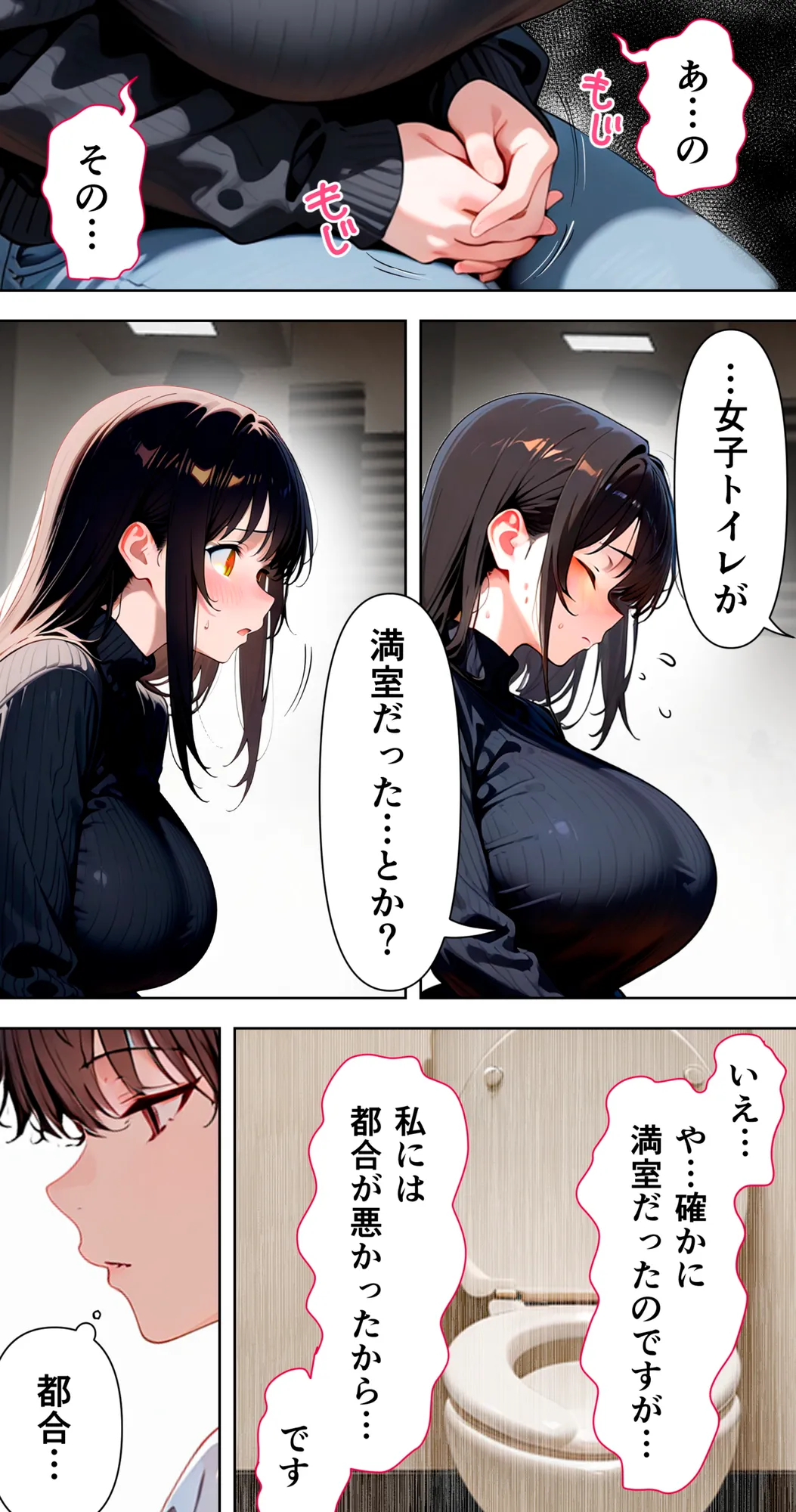 すけべ過ぎてシスターになるの諦めた私...大学の男子便所でオナってたら隣の個室もオナッててててっ...ひぃ思わずのぞいたら目が合って始まる...初恋？ - 46ページ