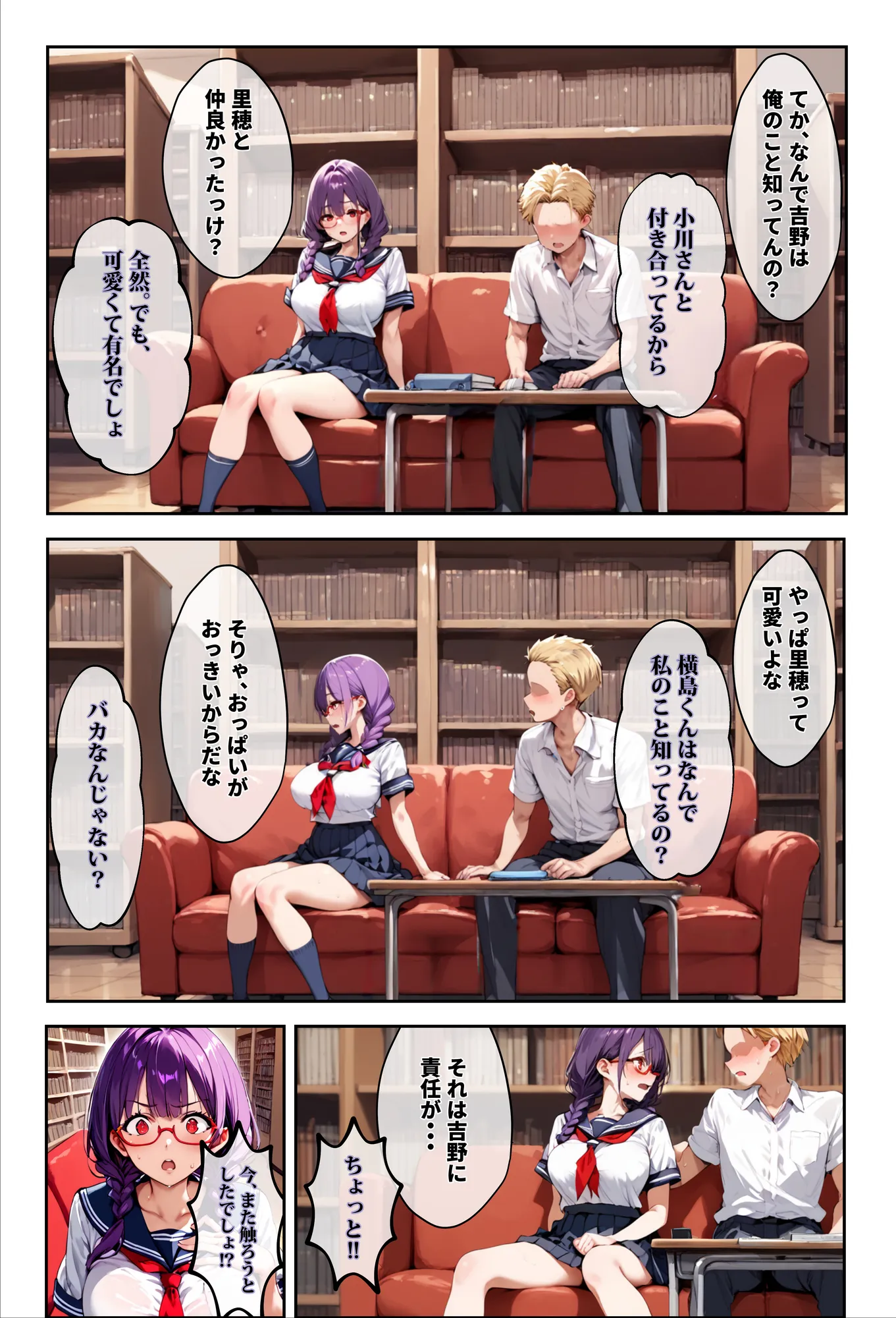 「3秒だけ好きにシていい」と言ったデカパイ委員長の寝取られマ〇コを貸してもらった件 - 11ページ