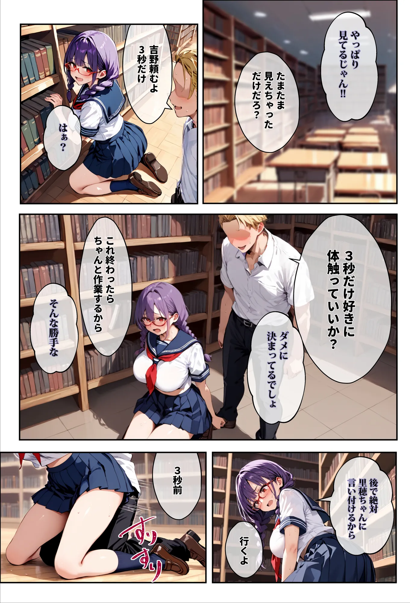 「3秒だけ好きにシていい」と言ったデカパイ委員長の寝取られマ〇コを貸してもらった件 - 19ページ