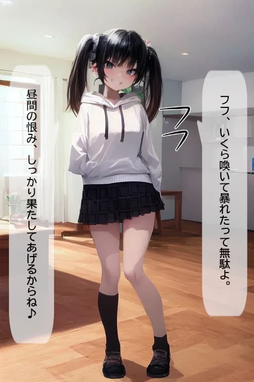 童顔貧乳小生意気な女の子による人妻女体吸収 - 9ページ