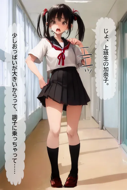 童顔貧乳小生意気な女の子による人妻女体吸収 - 25ページ