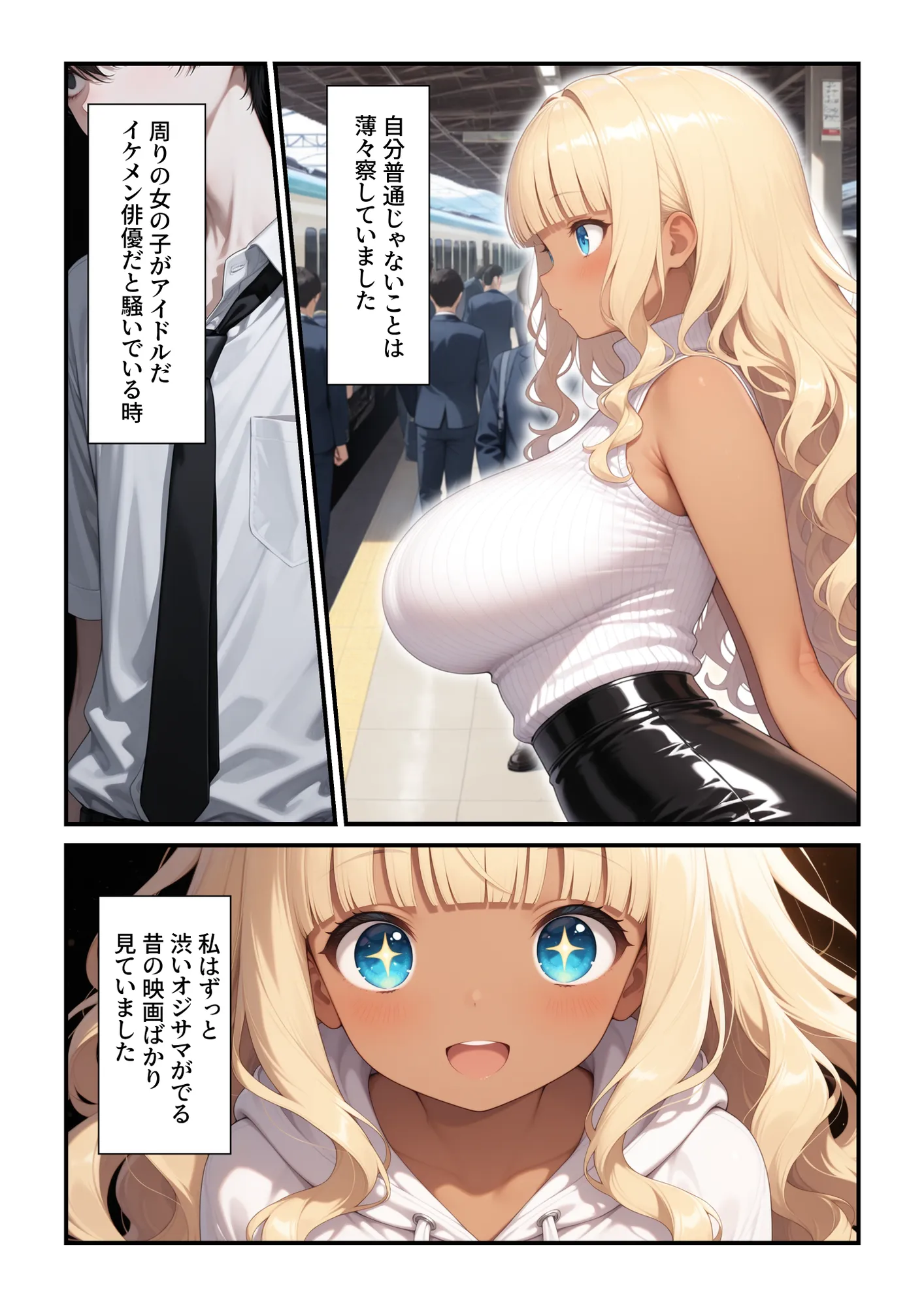 褐色お嬢様3穴調教〜私、オジサマじゃないと駄目なんです - 1ページ