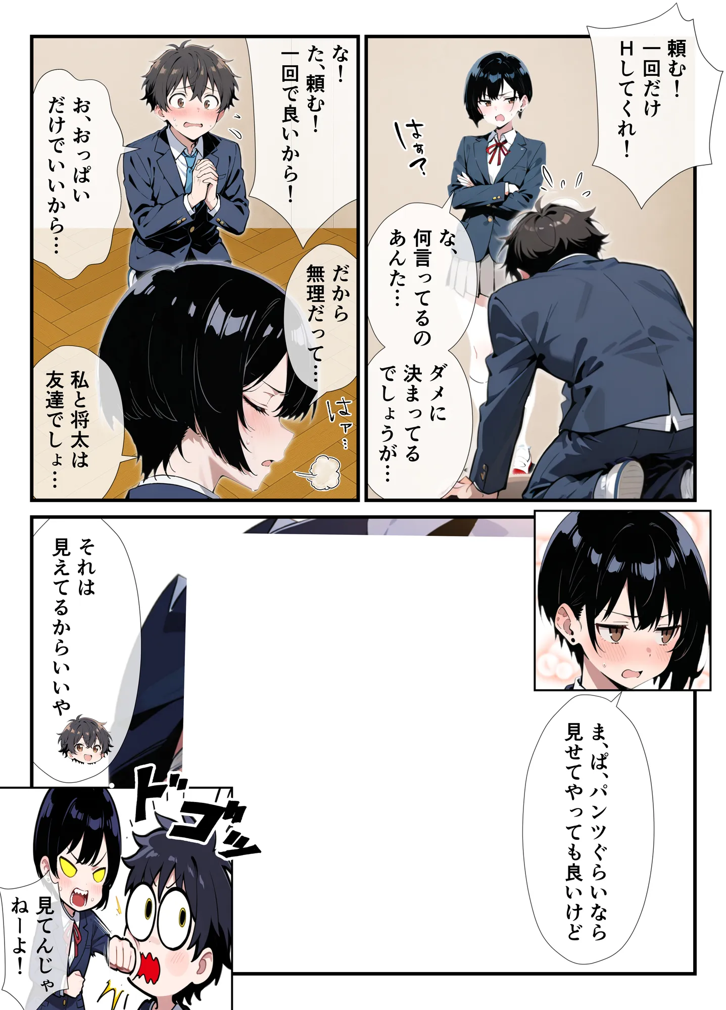 女友達に土下座でHしてくれって頼んだら失敗したから母親、抱いてみた - 2ページ