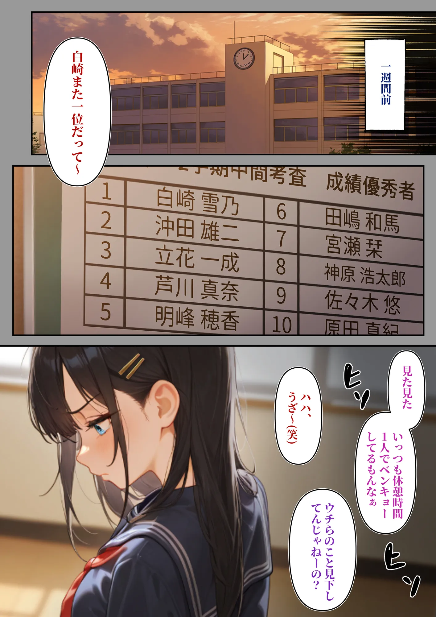 わからせ性教育〜真面目な優等生を万引き冤罪で脅して、お仕置き「矯正」レ〇プしてやった〜 - 7ページ