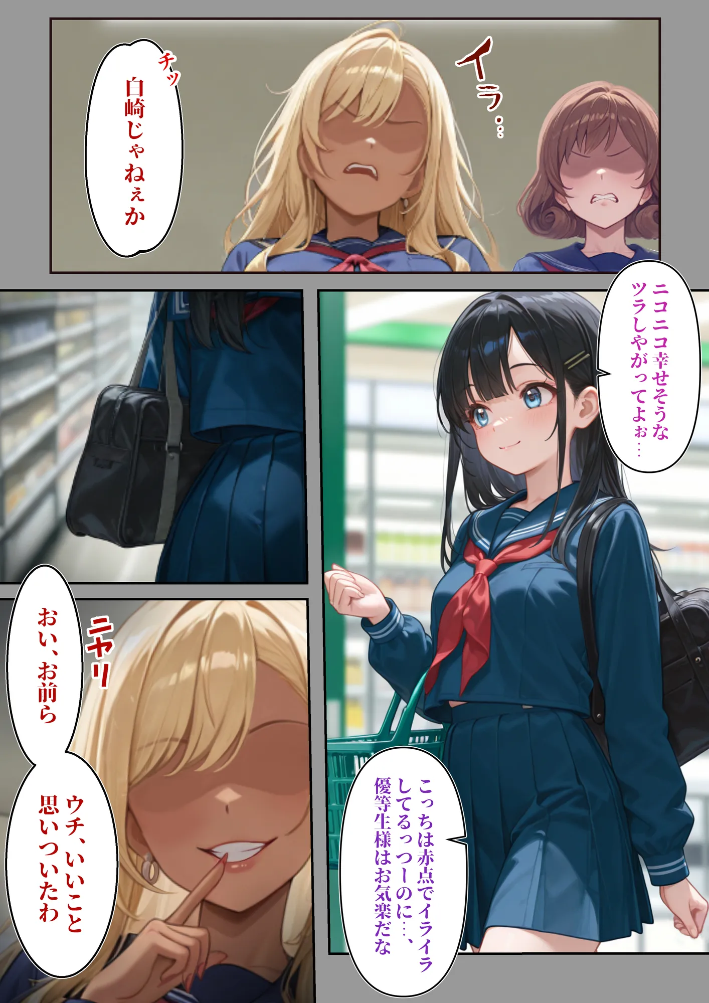 わからせ性教育〜真面目な優等生を万引き冤罪で脅して、お仕置き「矯正」レ〇プしてやった〜 - 12ページ