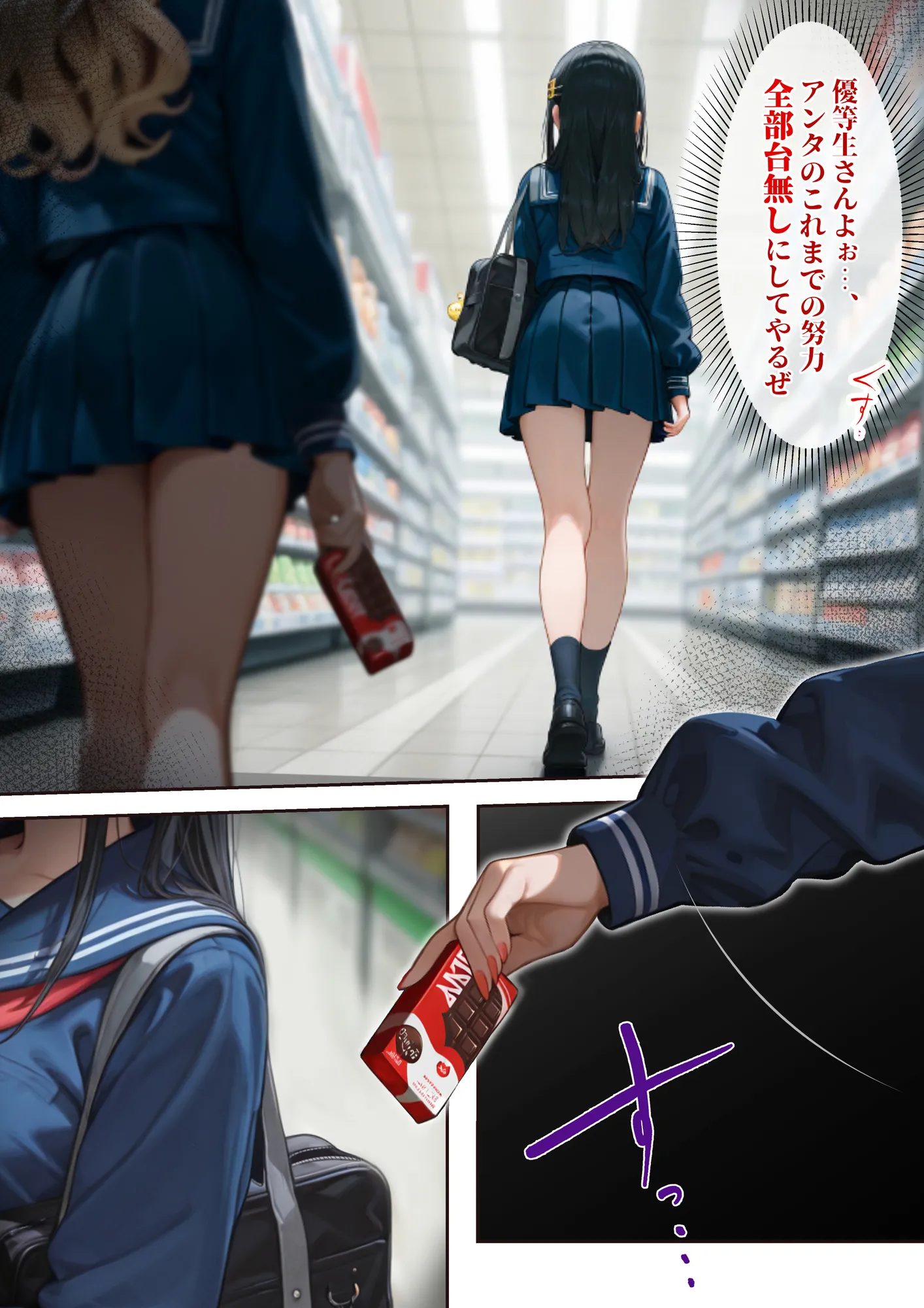 わからせ性教育〜真面目な優等生を万引き冤罪で脅して、お仕置き「矯正」レ〇プしてやった〜 - 13ページ