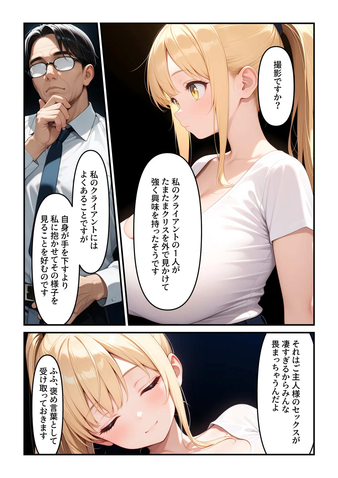 ブロンド巨乳ラブラブアナル撮影会〜ご主人様大好き - 2ページ