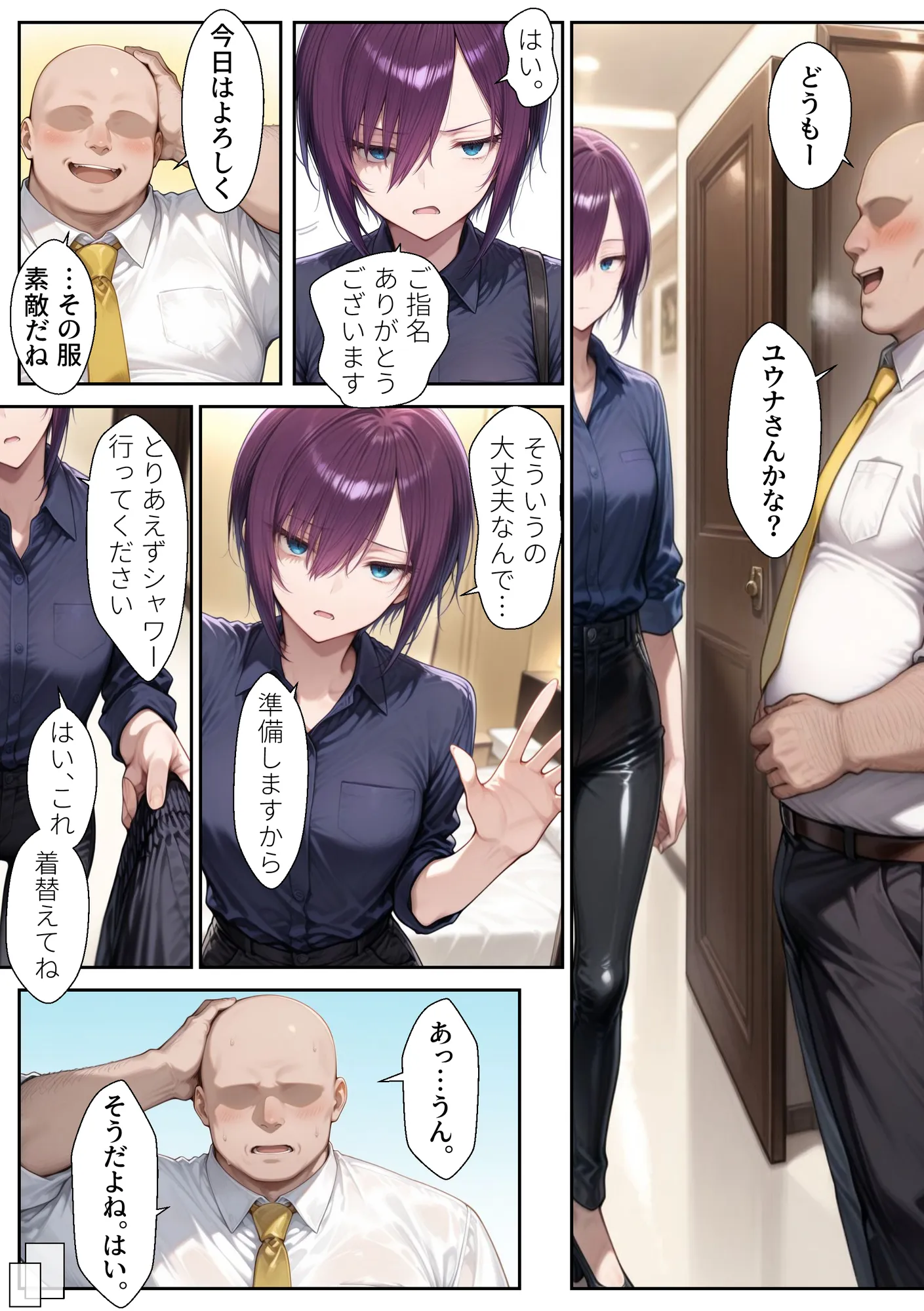 愛想ゼロのマッサージ嬢に僕のデカチンを見せつけたい - 6ページ