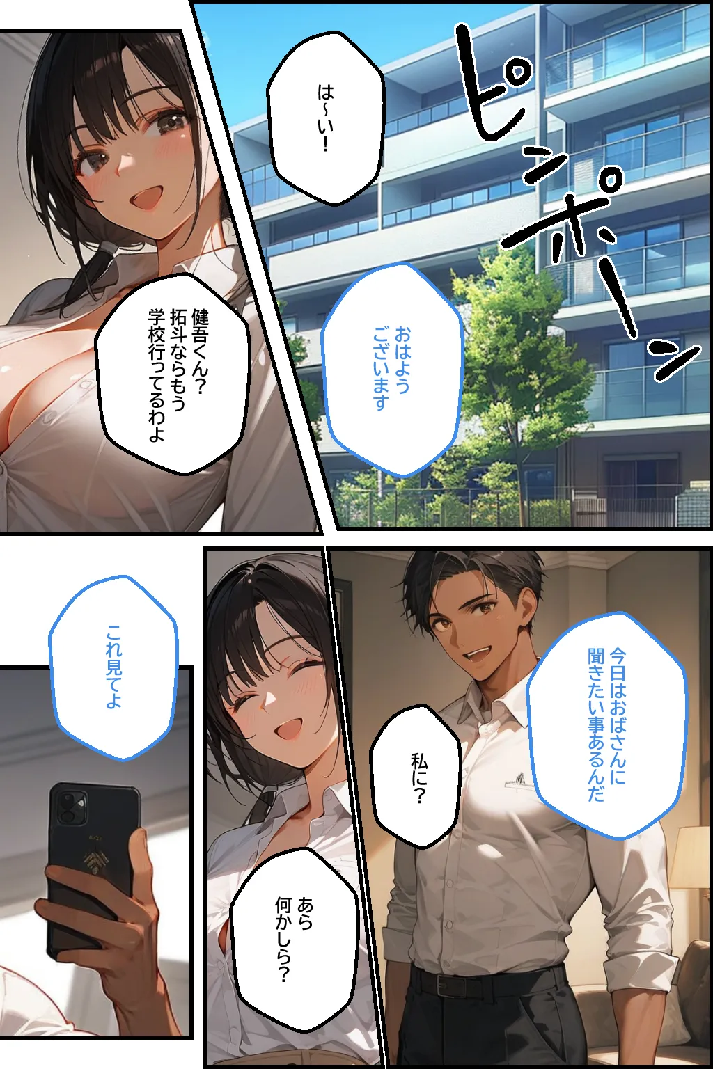 僕の自慢の母さんが同級生に’アナル調教’されていた話。前編 - 4ページ