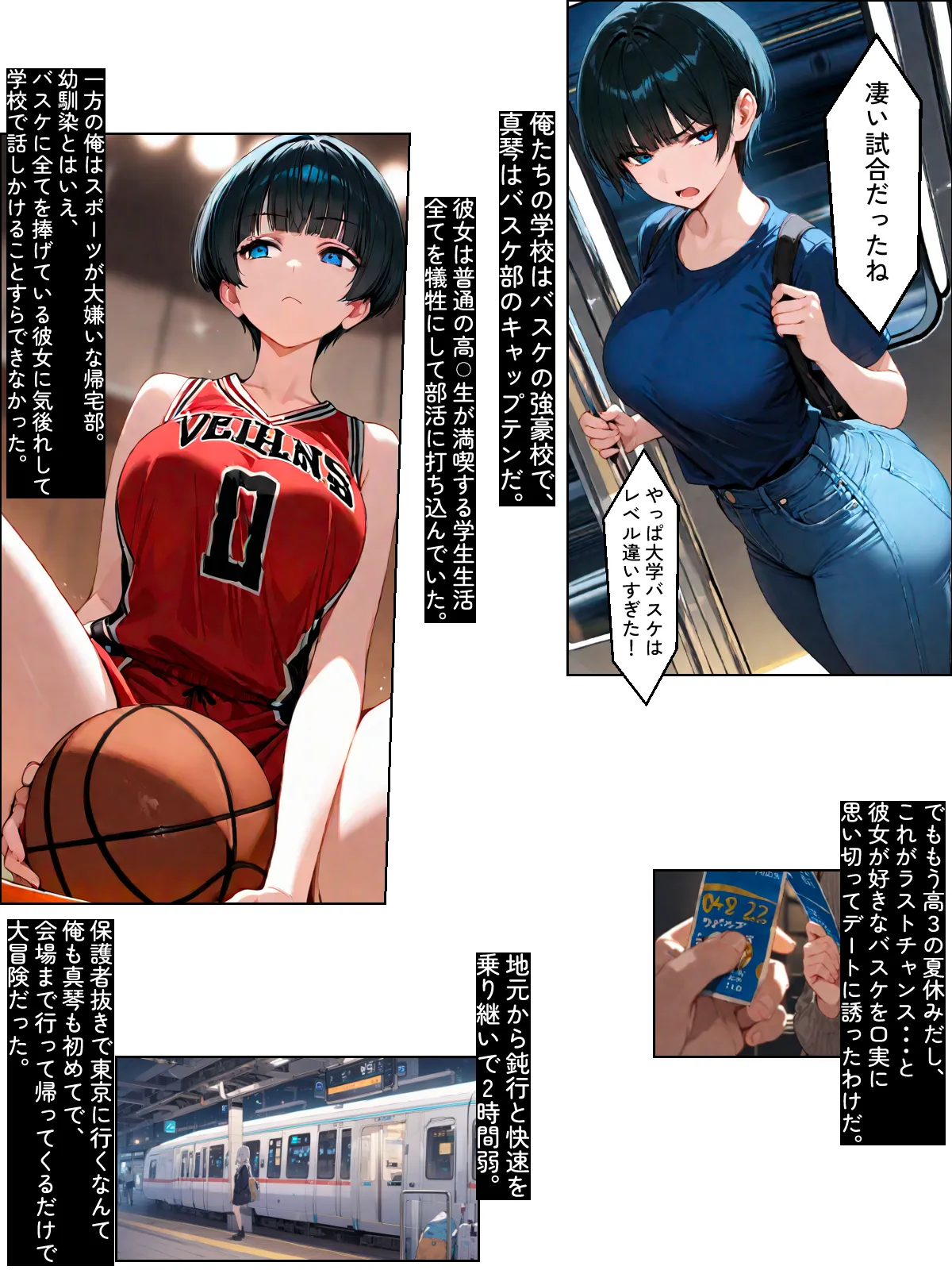 NTR漫画5作品300P総集編！パソコン部、幼馴染、新卒ちゃん、バスケ女子、リフレ嬢 - 3ページ