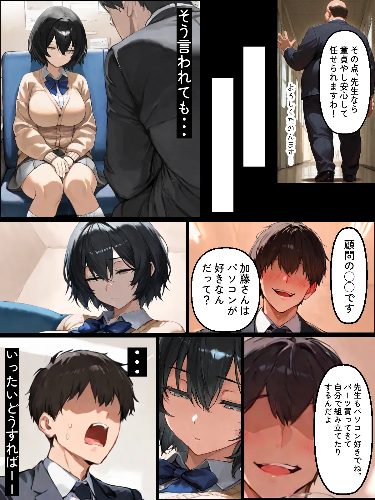 NTR漫画5作品300P総集編！パソコン部、幼馴染、新卒ちゃん、バスケ女子、リフレ嬢 - 48ページ