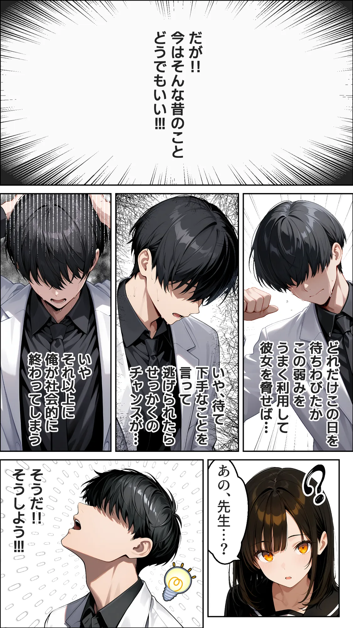 保健室でオナニーしたいなら先生のチ○コを使いなさい！ - 8ページ