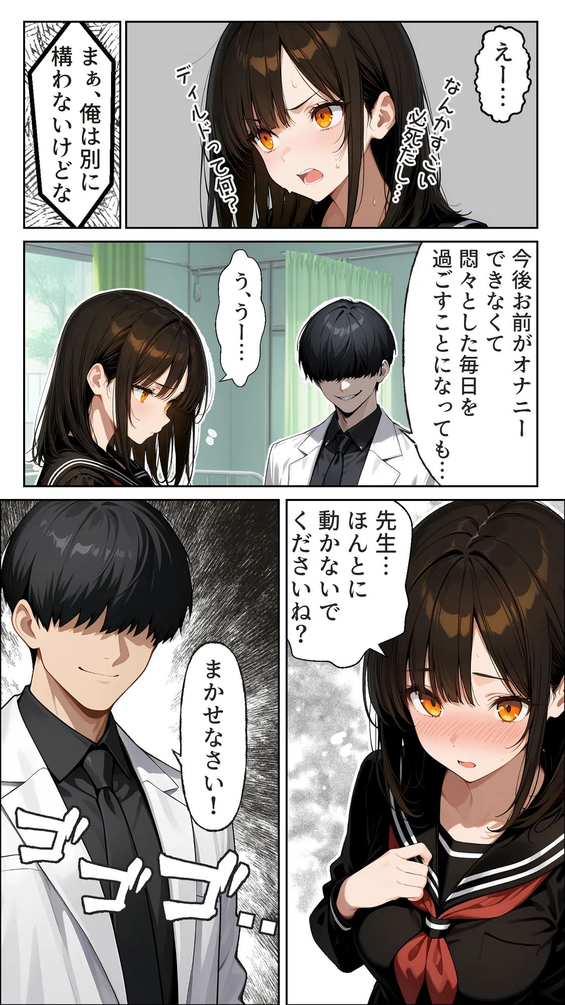 保健室でオナニーしたいなら先生のチ○コを使いなさい！ - 11ページ