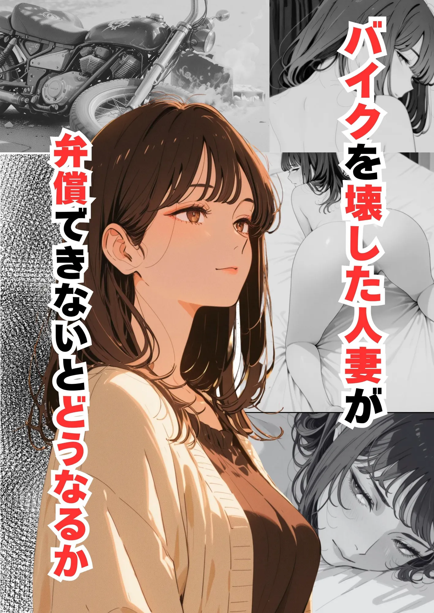 バイクを壊した人妻が弁償できないとどうなるか - 1ページ