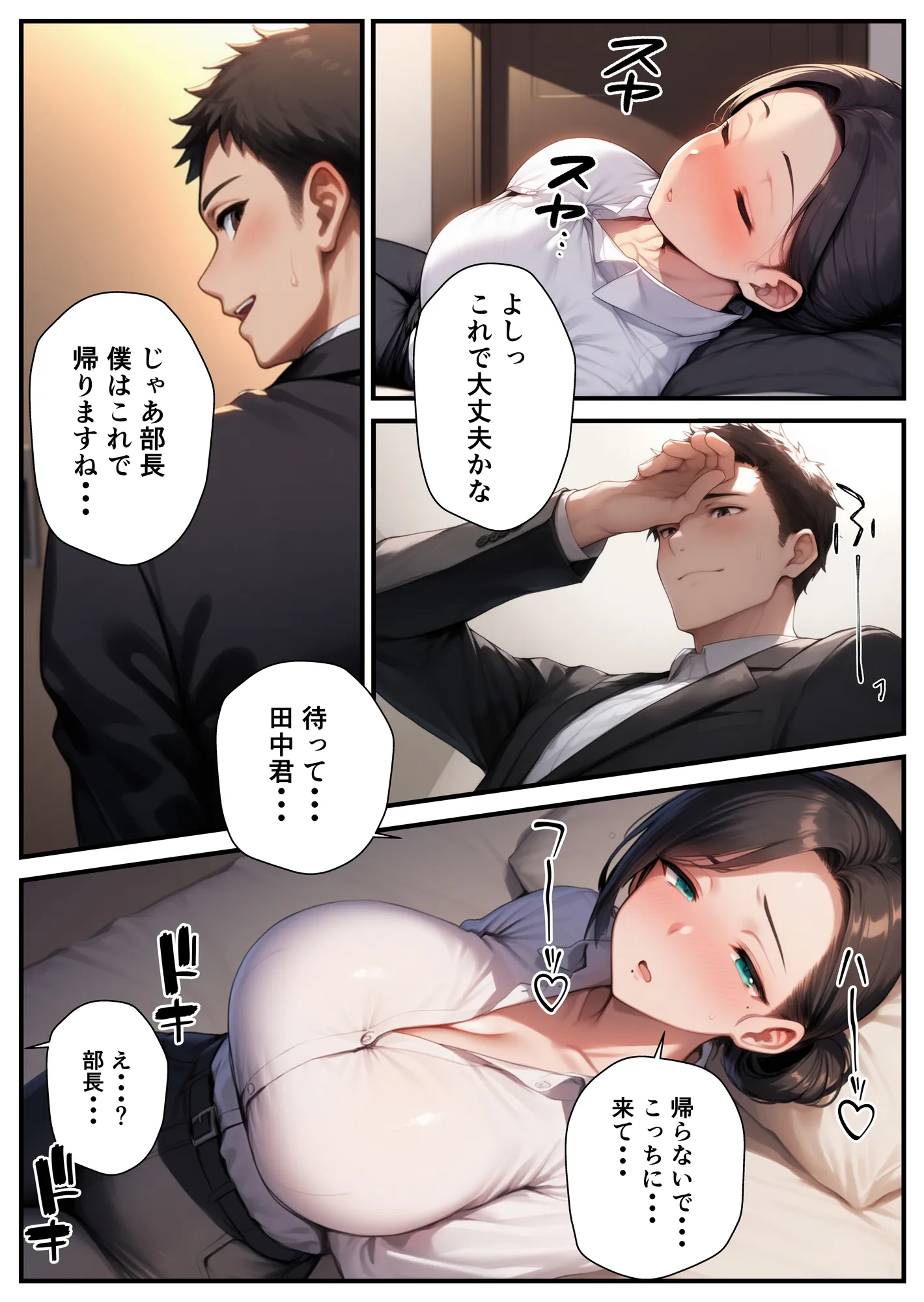 爆乳バツイチ女上司とあまあま孕ませエッチ - 7ページ